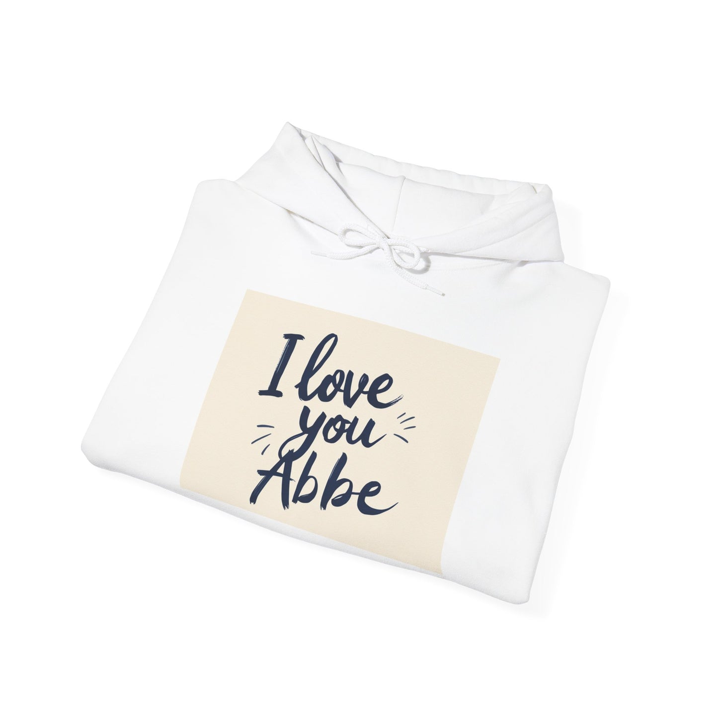 “Valentine special - Express Your Love - I Love You, Abbe Hooded Sweatshirt”