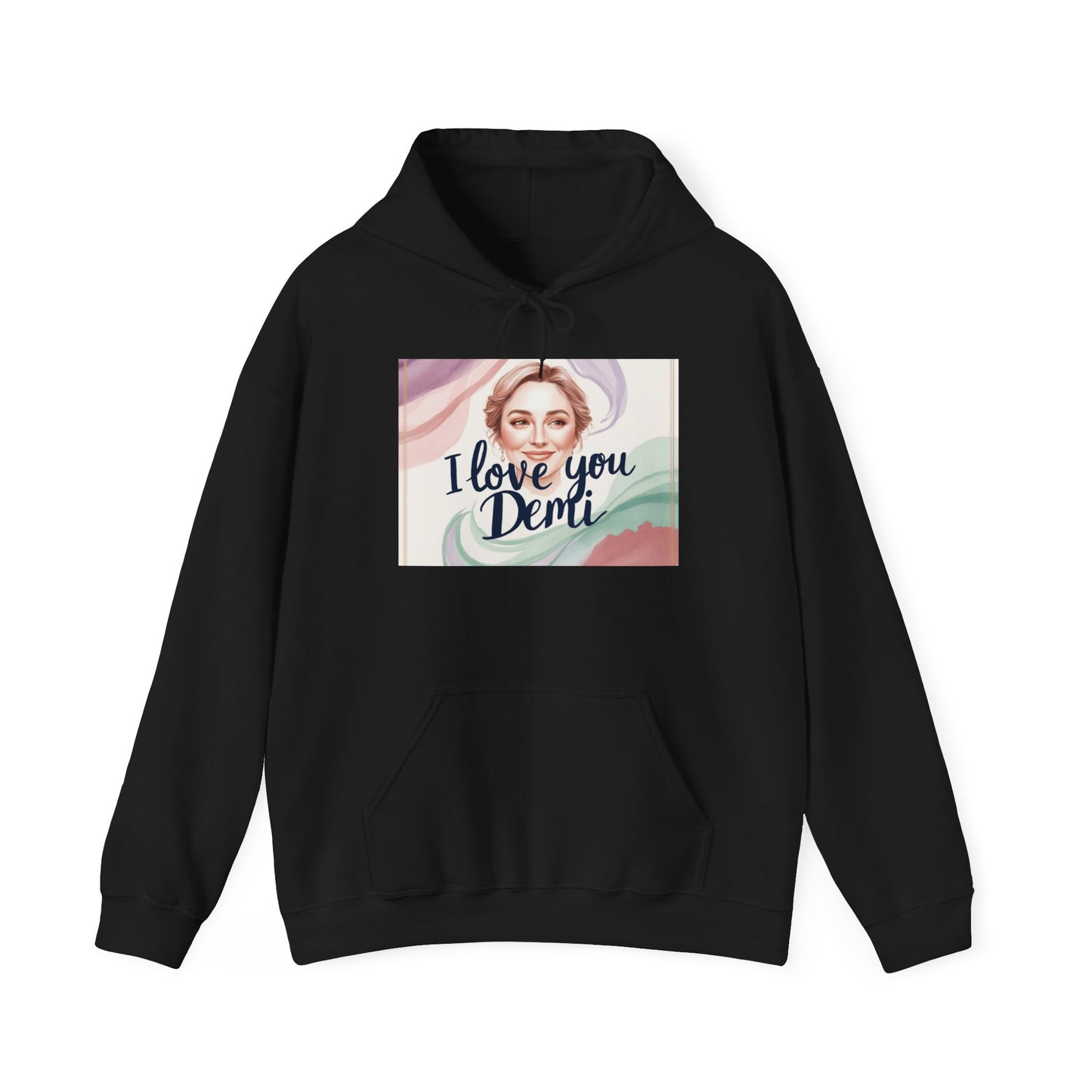 “Valentine special - Express Your Love - I Love You, Demi Hooded Sweatshirt”