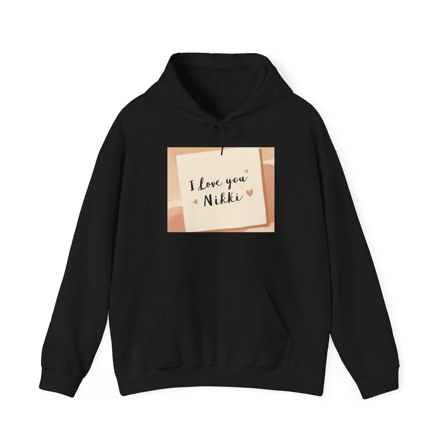 “Valentine special - Express Your Love - I Love You, Nikki Hooded Sweatshirt ”