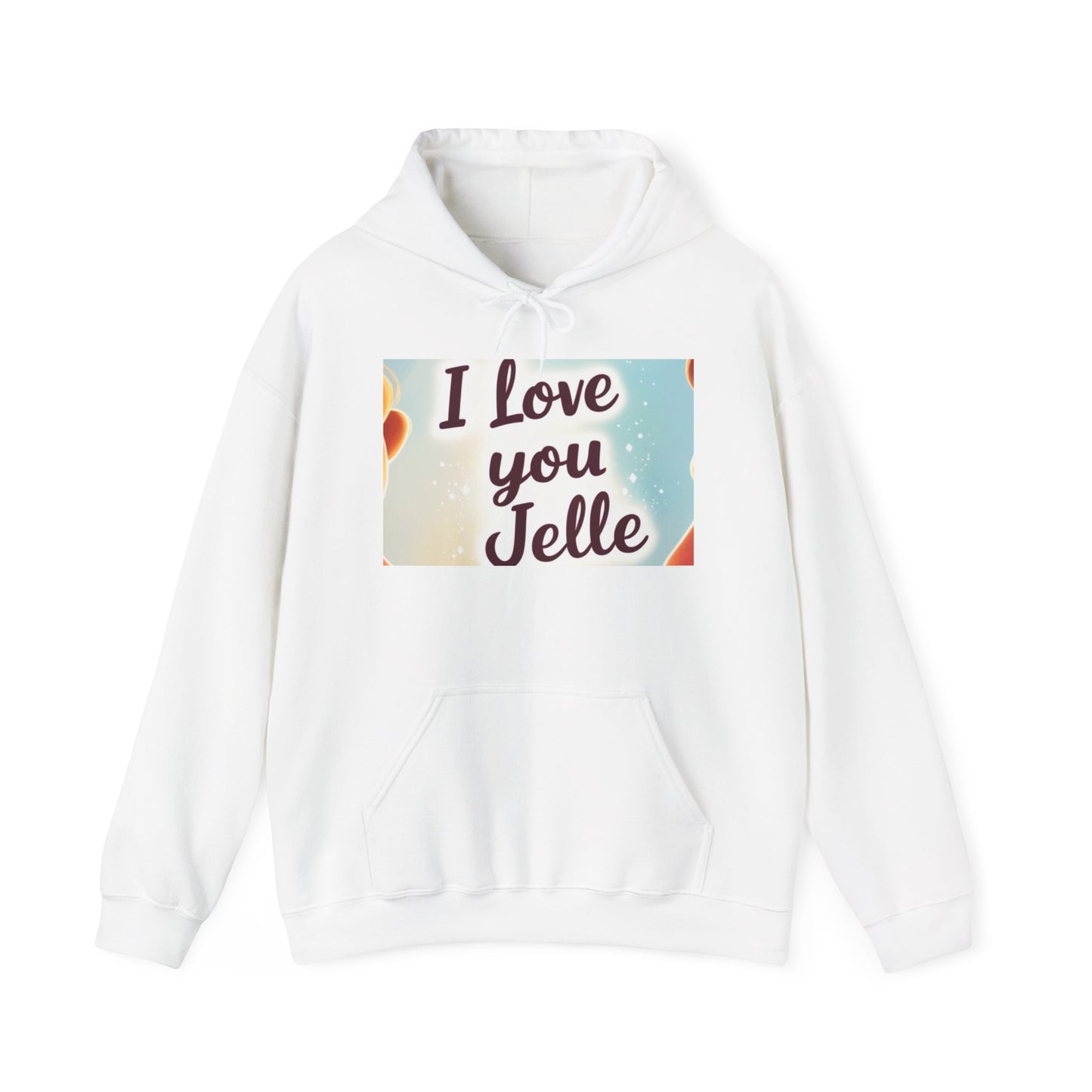 “Valentine special - Express Your Love - I Love You, Jelle Hooded Sweatshirt”