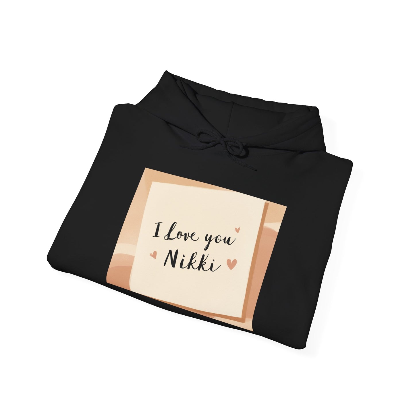 “Valentine special - Express Your Love - I Love You, Nikki Hooded Sweatshirt ”