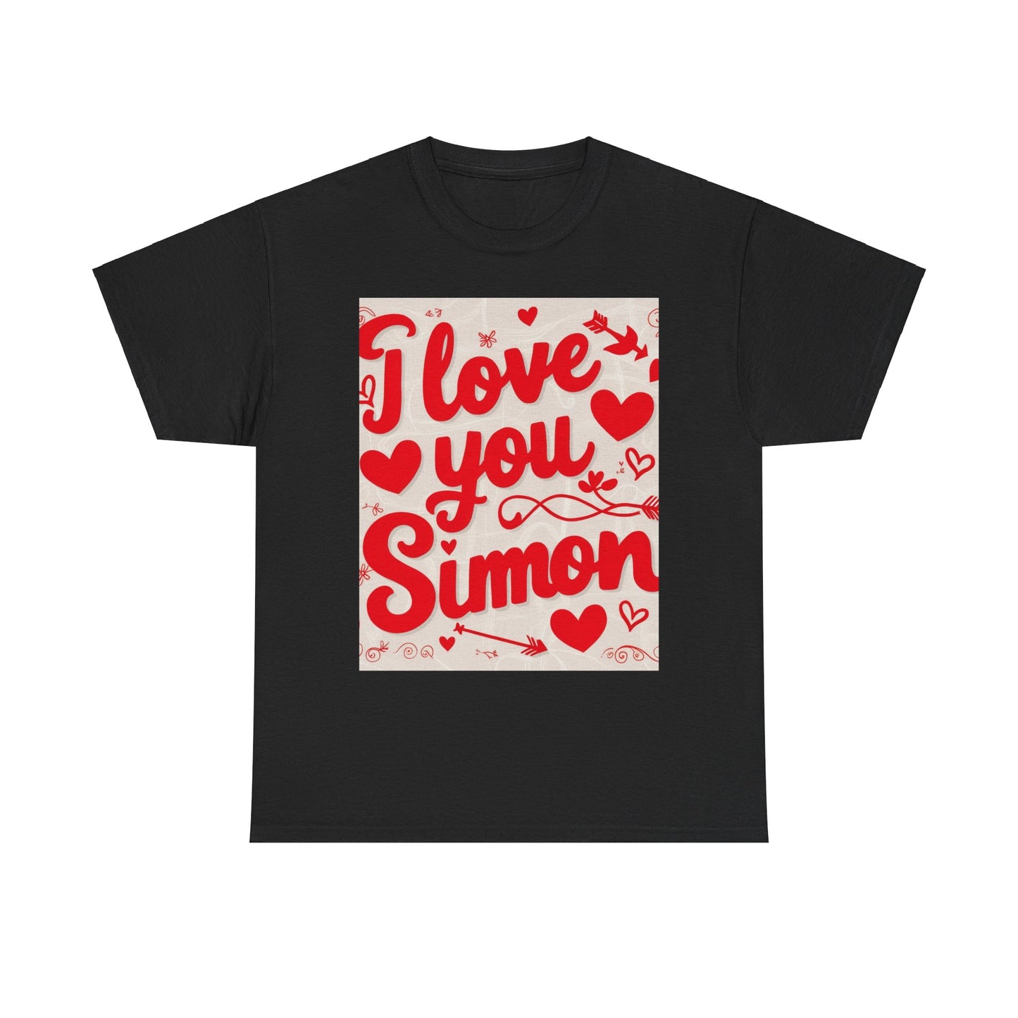 “Valentine special - Express Your Love - I Love You, Simon T-shirt”