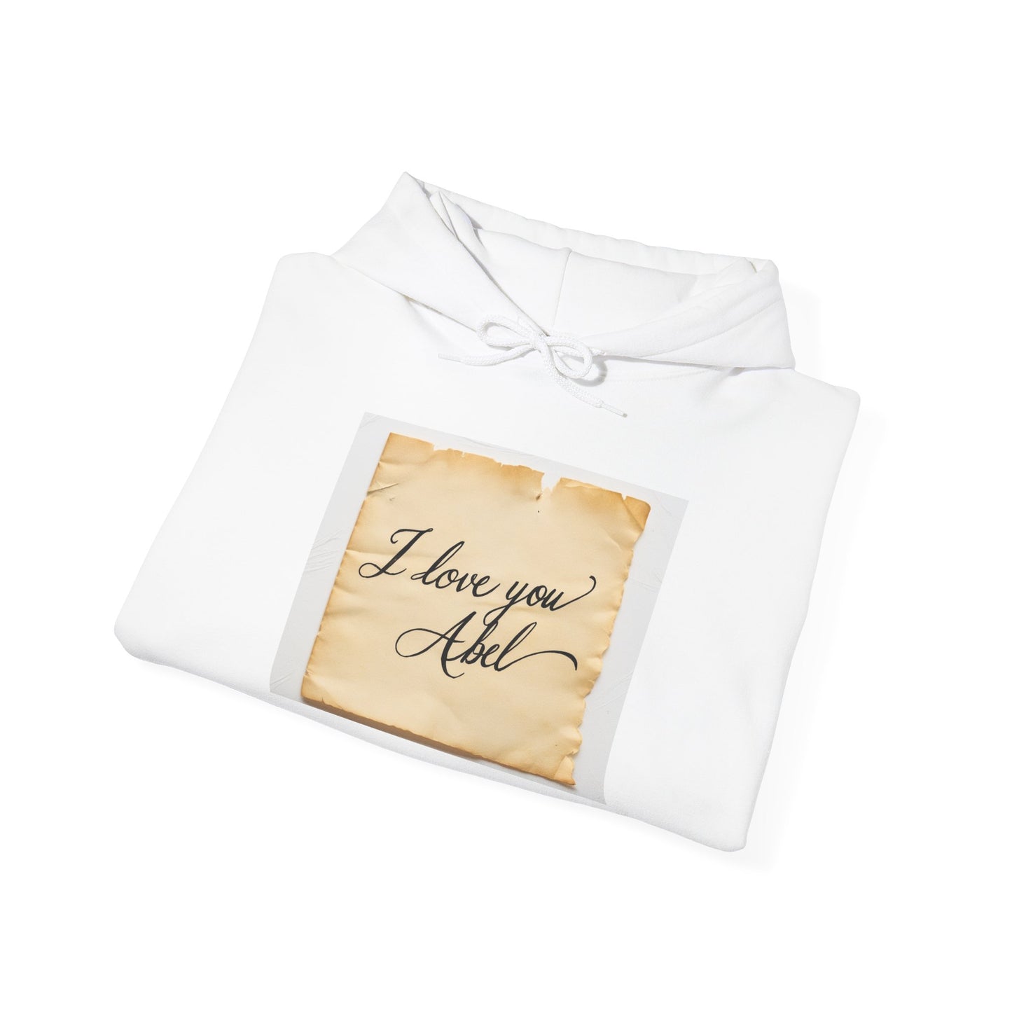 “Valentine special - Express Your Love - I Love You, Abel Hooded Sweatshirt”