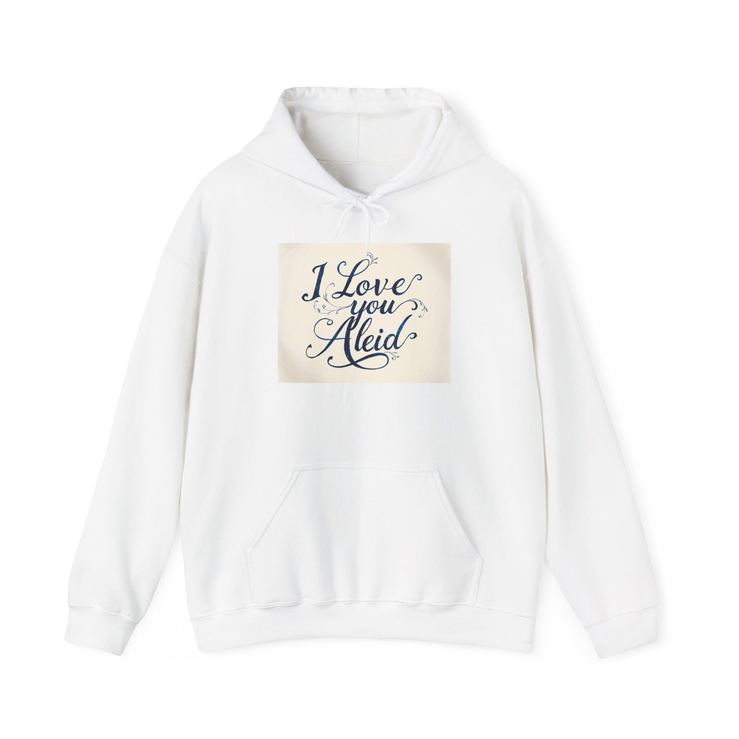 “Valentine special - Express Your Love - I Love You, Aleid Hooded Sweatshirt ”