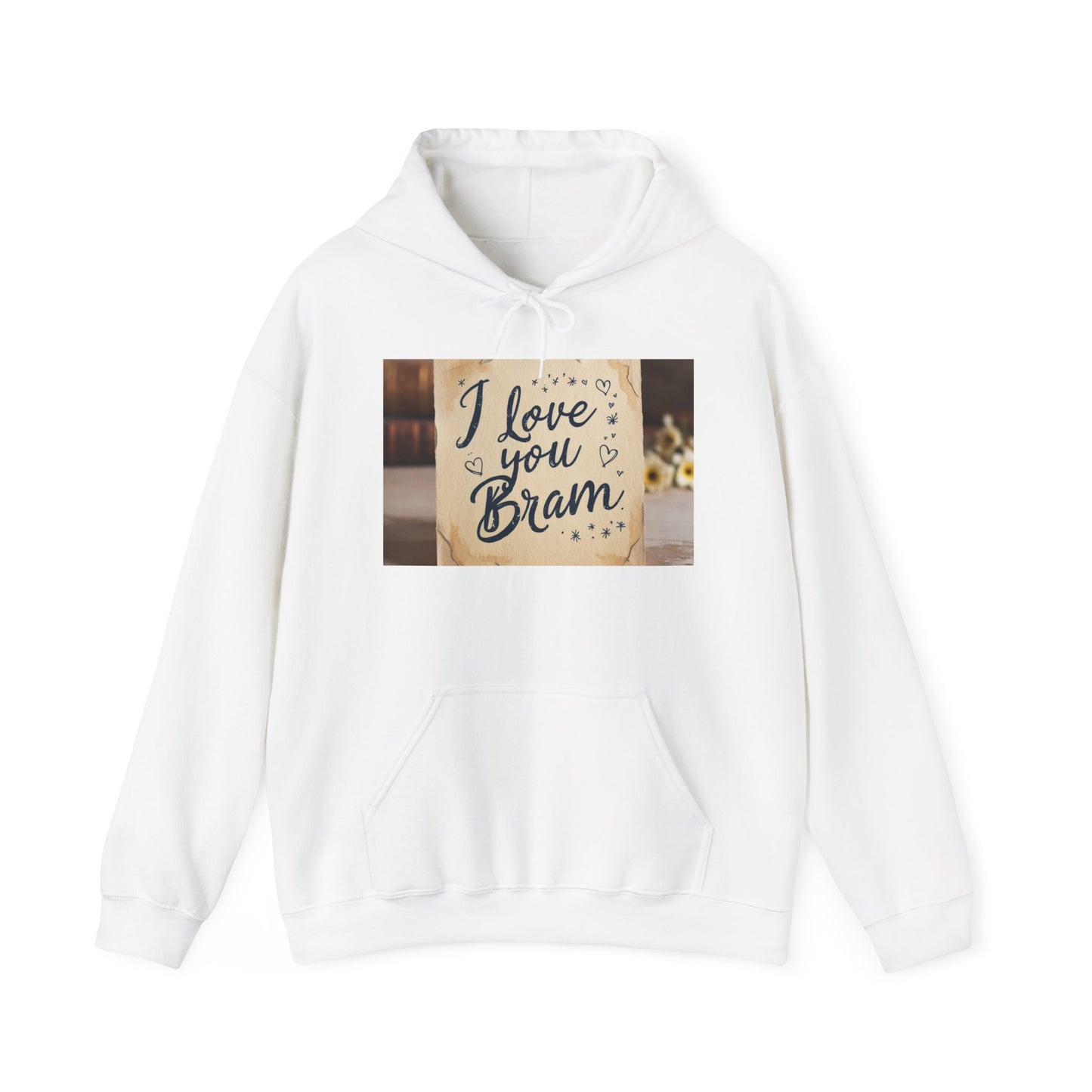 “Valentine special - Express Your Love - I Love You, Bram Hooded Sweatshirt”