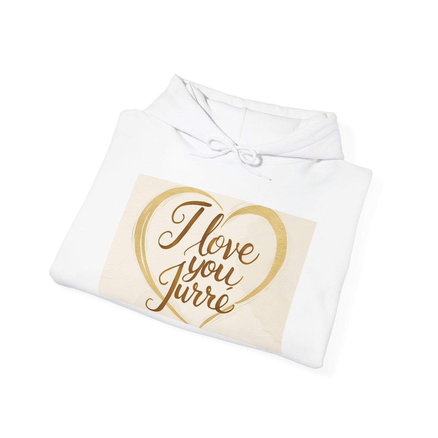 “Valentine special - Express Your Love - I Love You, Jurre Hooded Sweatshirt”