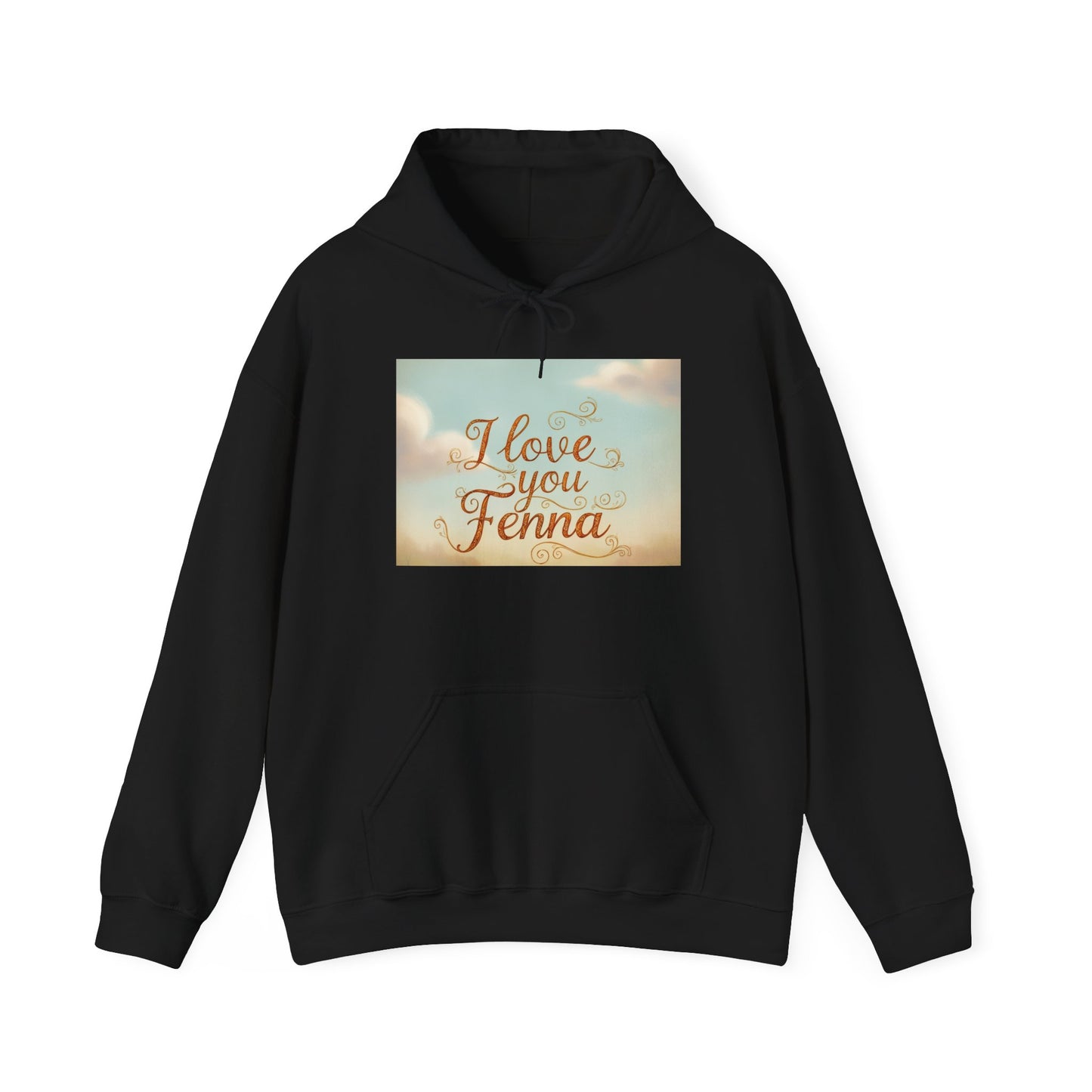 “Valentine special - Express Your Love - I Love You, Fenna Hooded Sweatshirt”