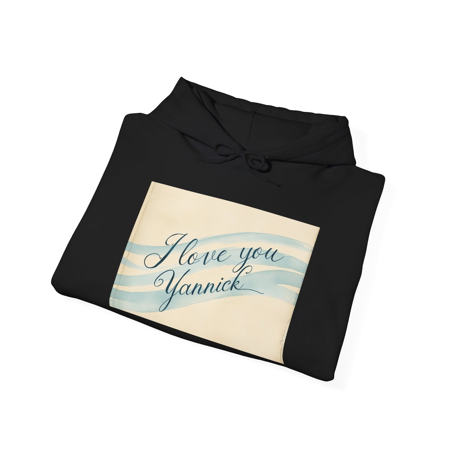 “Valentine special - Express Your Love - I Love You, Yannick Hooded Sweatshirt”