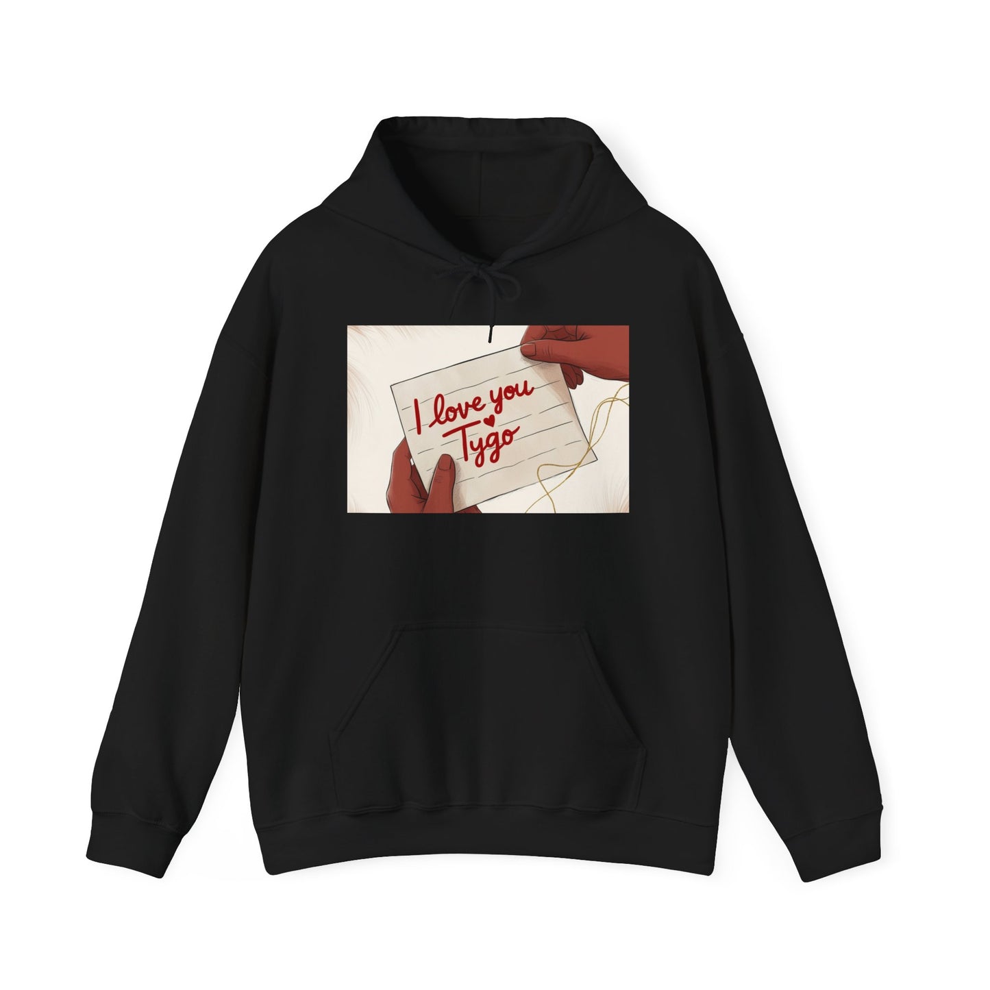 “Valentine special - Express Your Love - I Love You, Tygo Hooded Sweatshirt”
