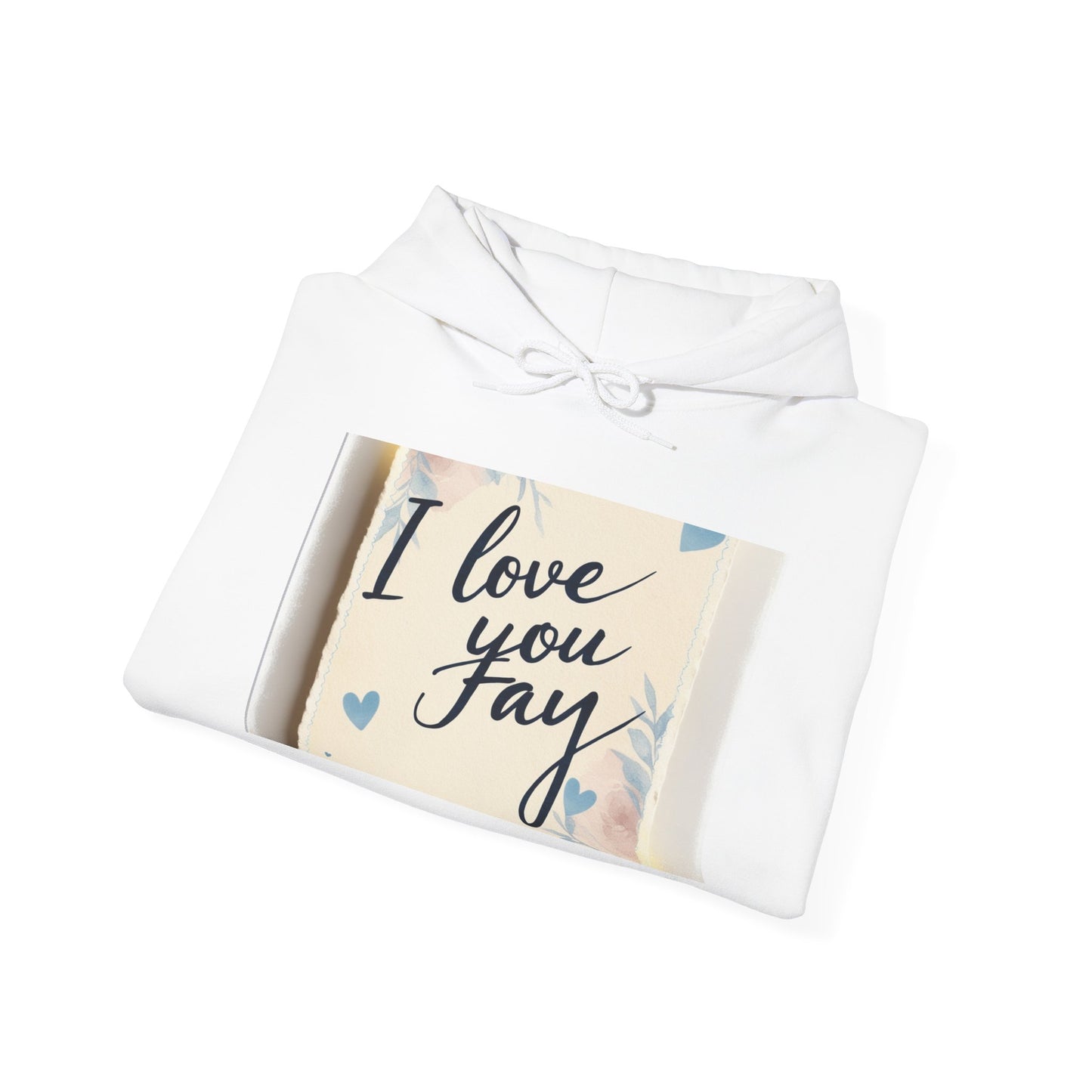 “Valentine special - Express Your Love - I Love You, Fay Hooded Sweatshirt”