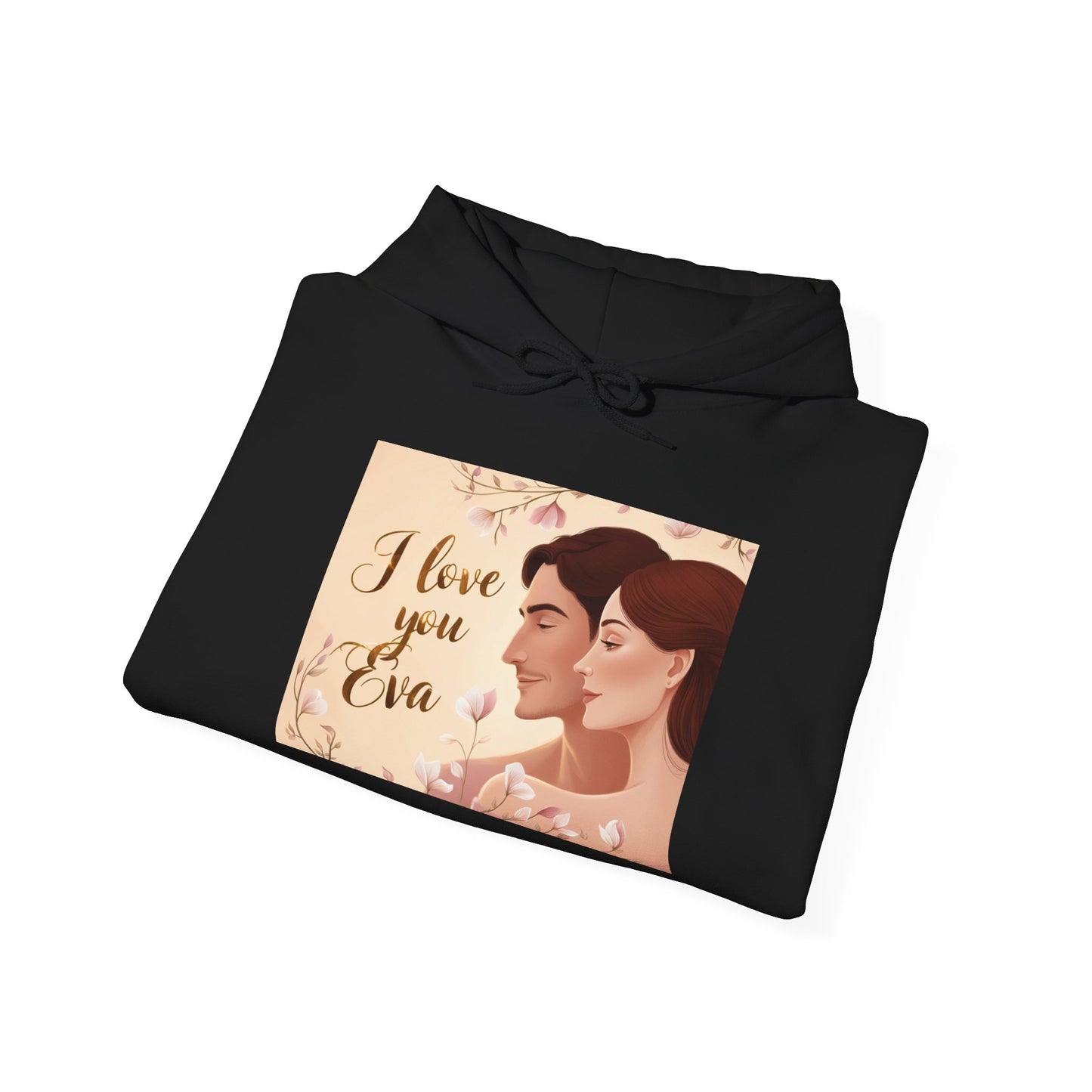 “Valentine special - Express Your Love - I Love You, Eva Hooded Sweatshirt”
