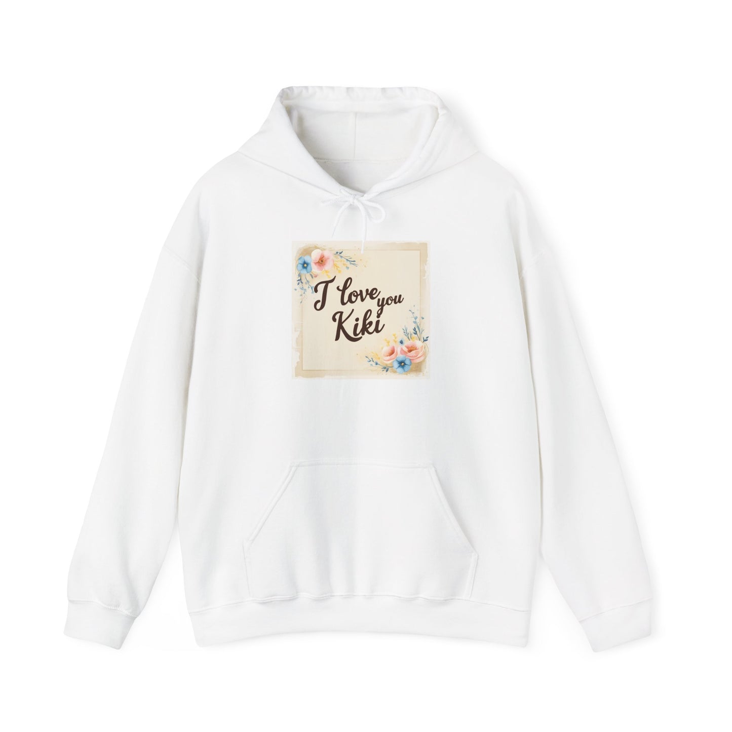 “Valentine special - Express Your Love - I Love You, Kiki Hooded Sweatshirt”