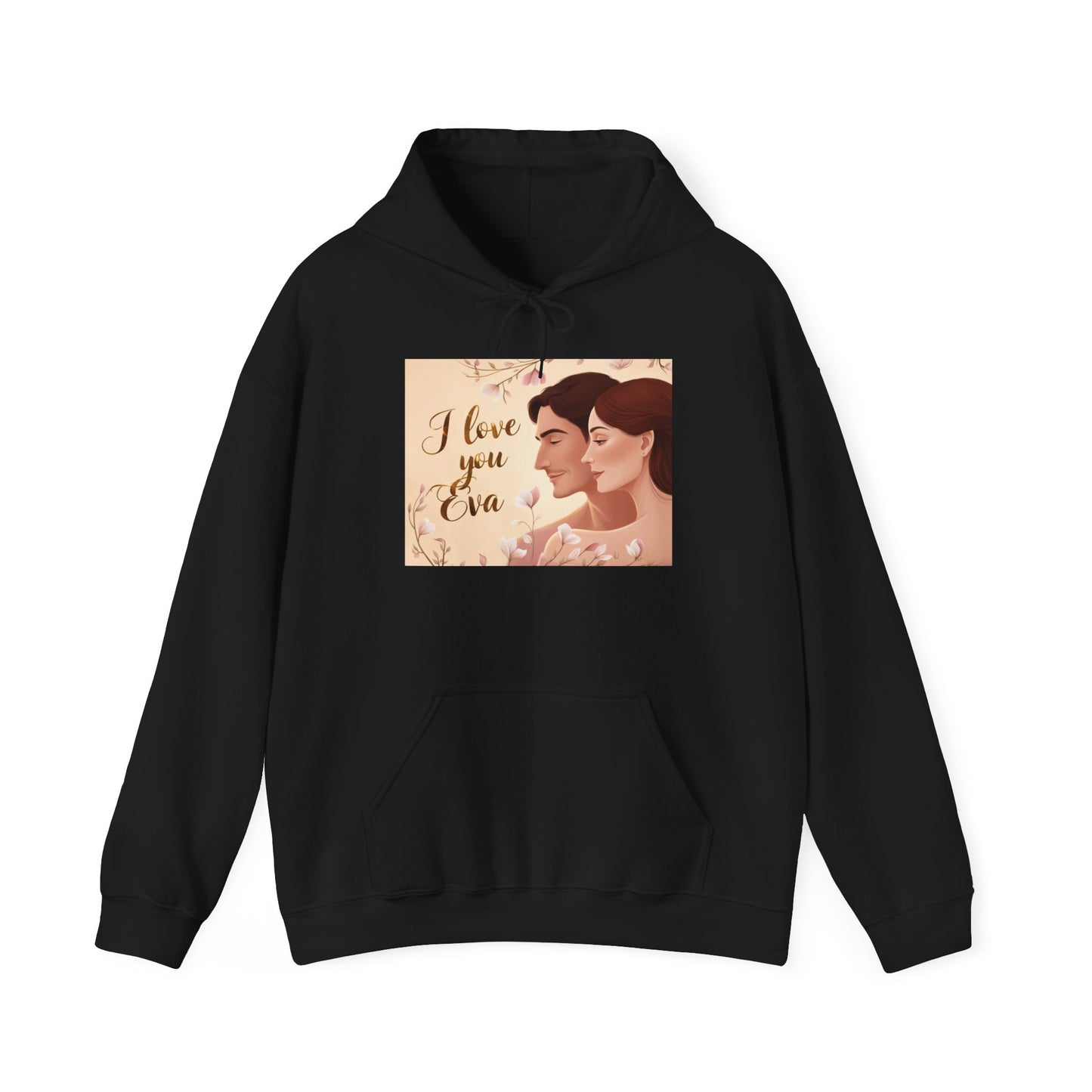 “Valentine special - Express Your Love - I Love You, Eva Hooded Sweatshirt”