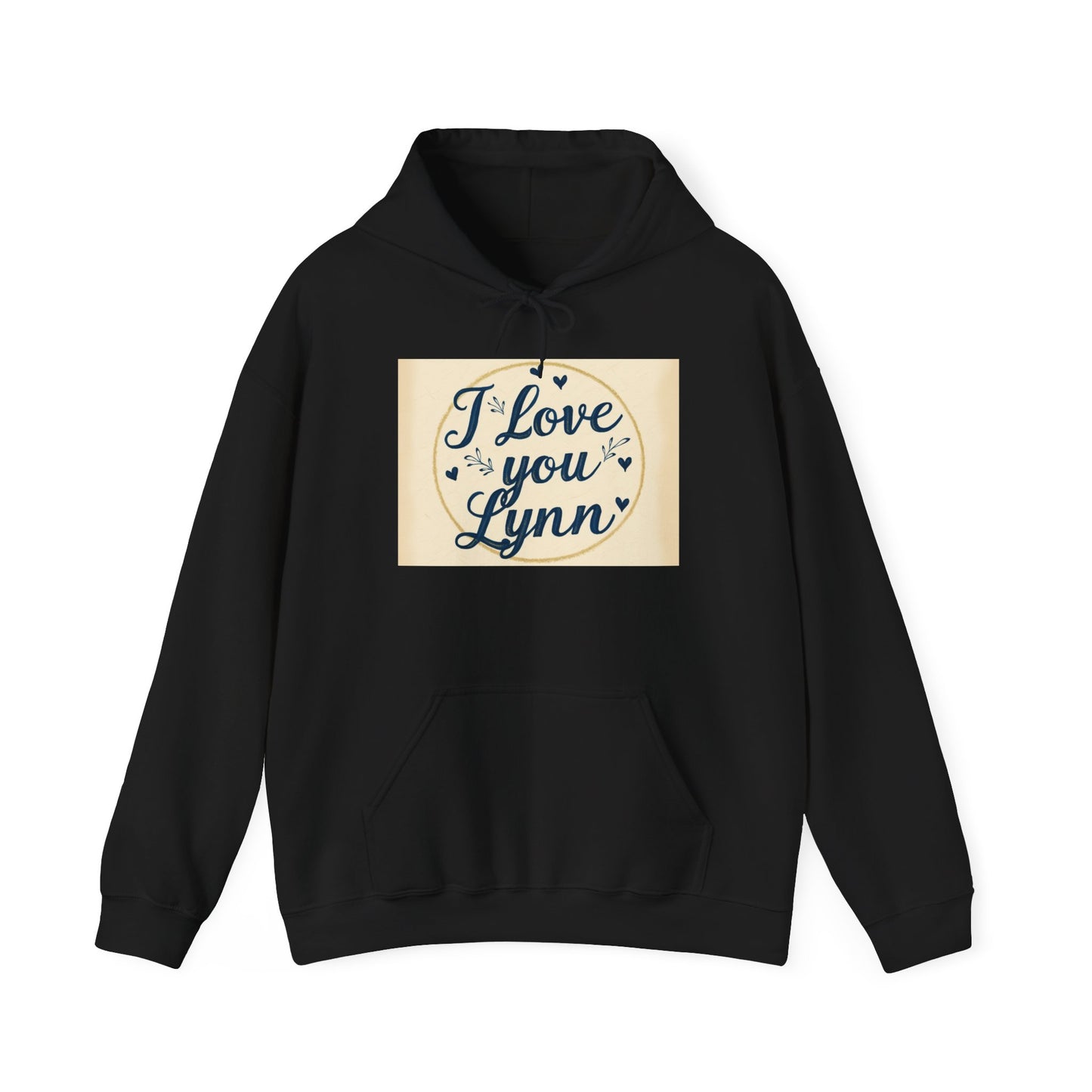“Valentine special - Express Your Love - I Love You, Lynn Hooded Sweatshirt”