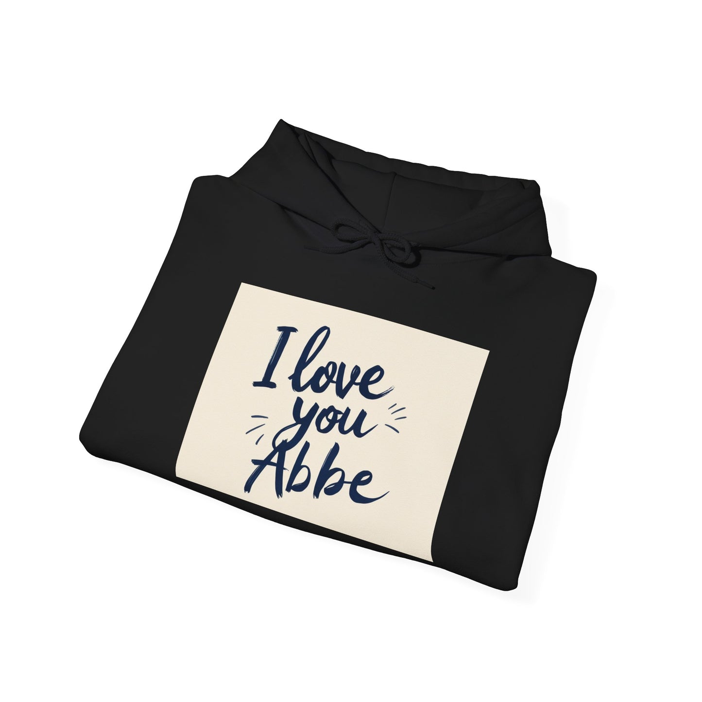 “Valentine special - Express Your Love - I Love You, Abbe Hooded Sweatshirt”