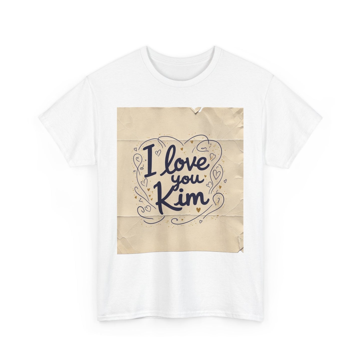 “Valentine special - Express Your Love - I Love You, Kim T-shirt”