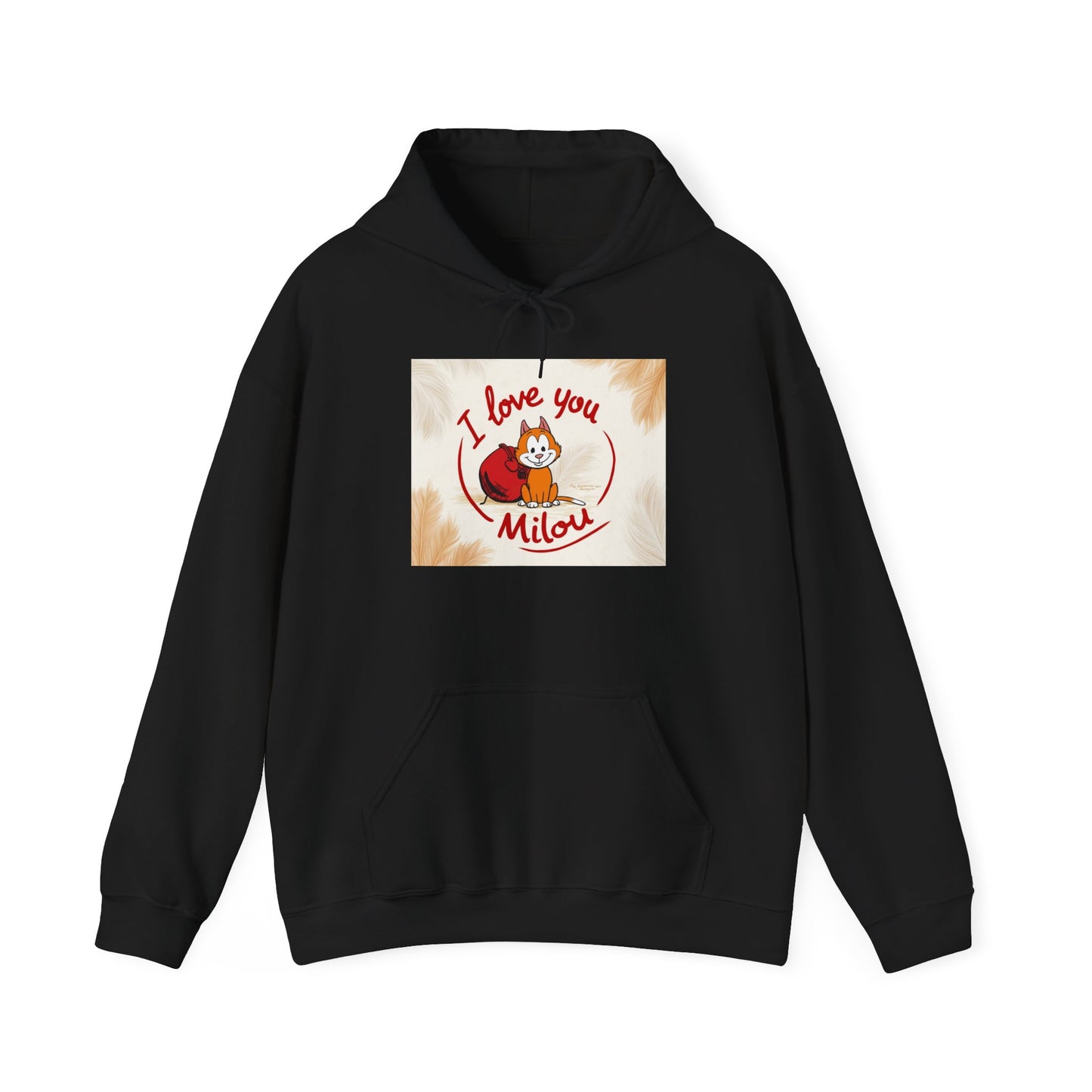 “Valentine special - Express Your Love - I Love You, Milou Hooded Sweatshirt”