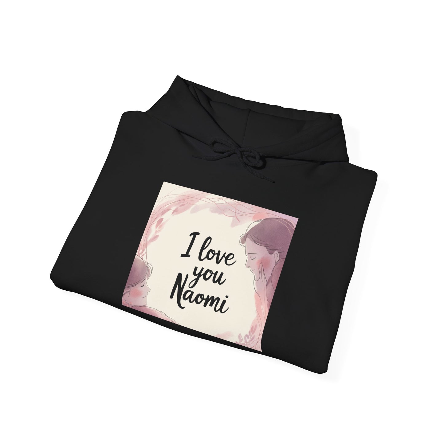 “Valentine special - Express Your Love - I Love You, Naomi Hooded Sweatshirt”