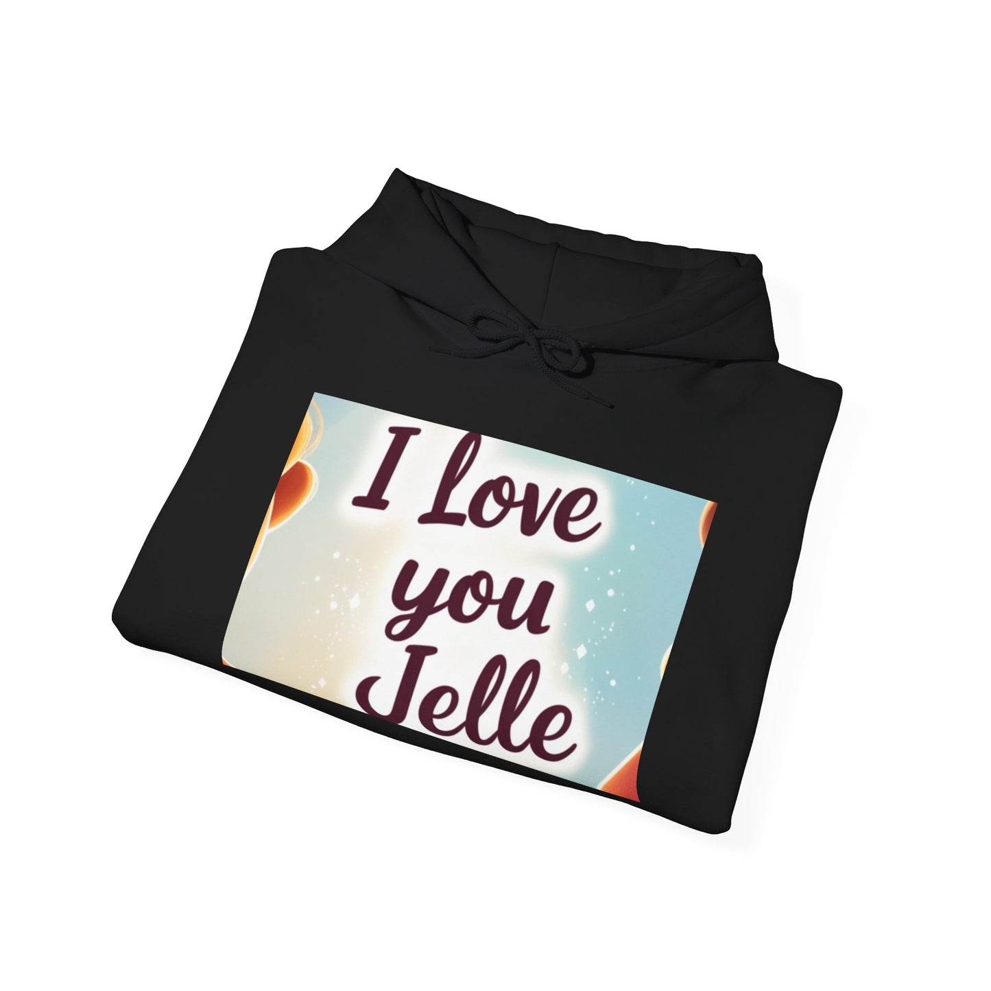 “Valentine special - Express Your Love - I Love You, Jelle Hooded Sweatshirt”