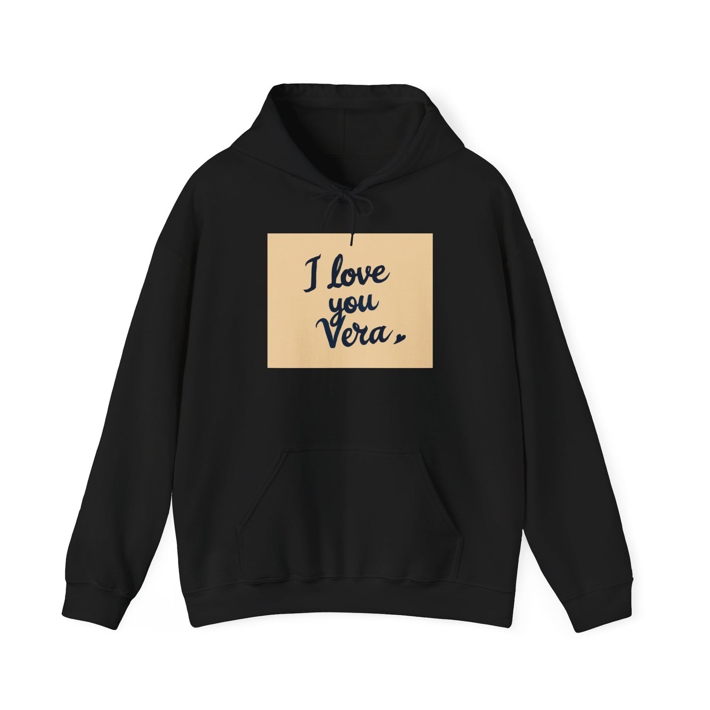 “Valentine special - Express Your Love - I Love You, Vera Hooded Sweatshirt”