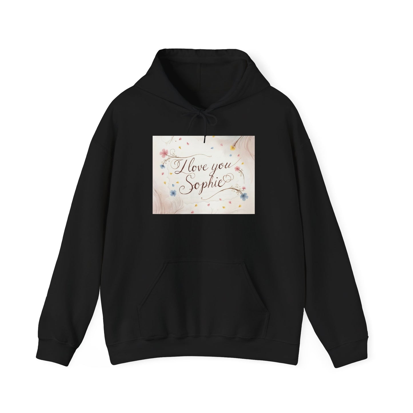 “Valentine special - Express Your Love - I Love You, Sophie Hooded Sweatshirt”