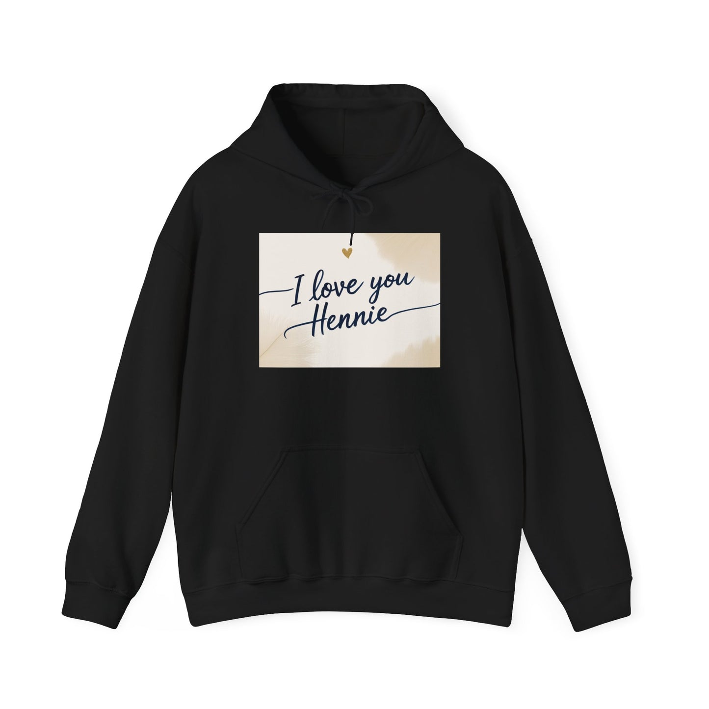 “Valentine special - Express Your Love - I Love You, Hennie Hooded Sweatshirt”
