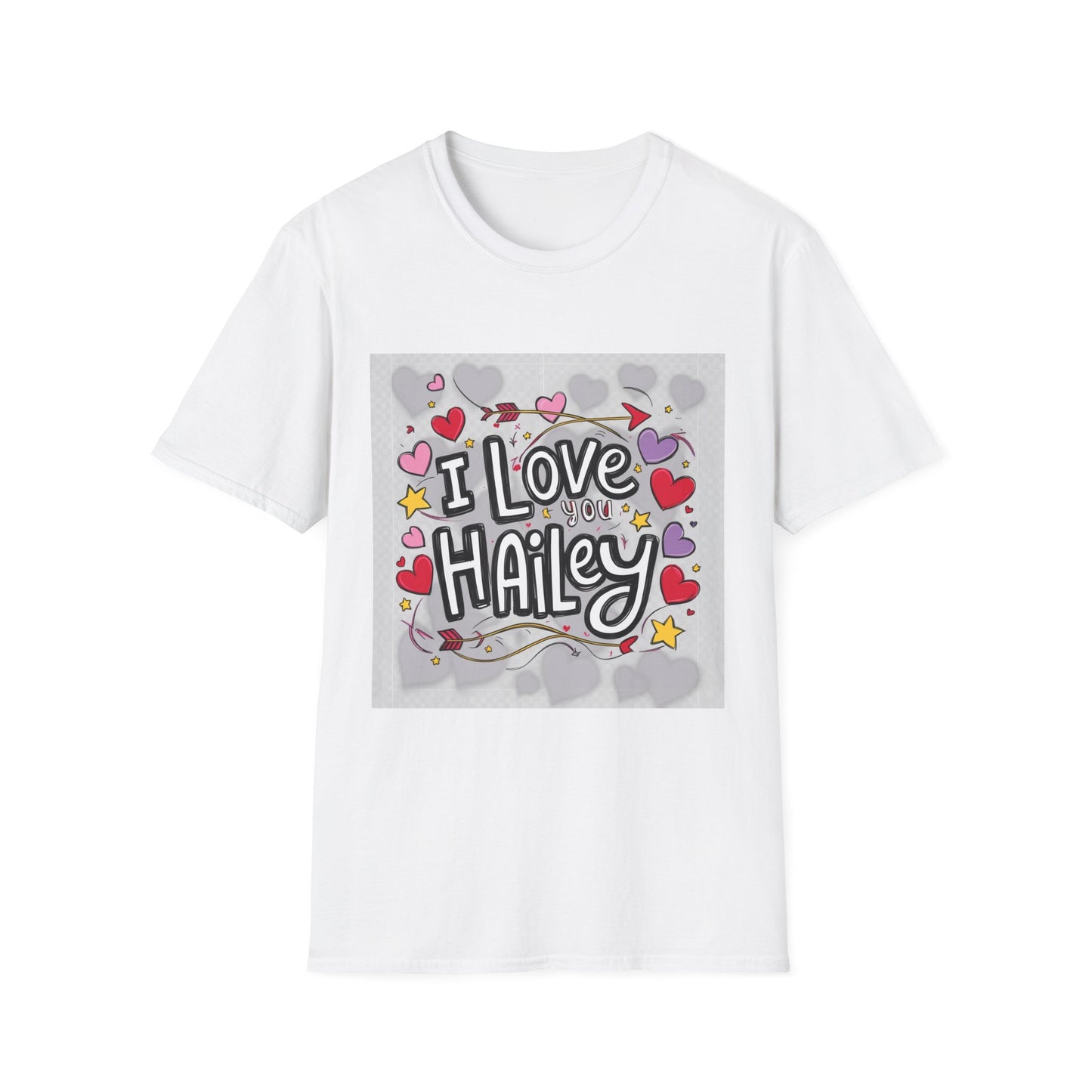 “Valentine special - Express Your Love - I Love You, Hailey T-shirt”