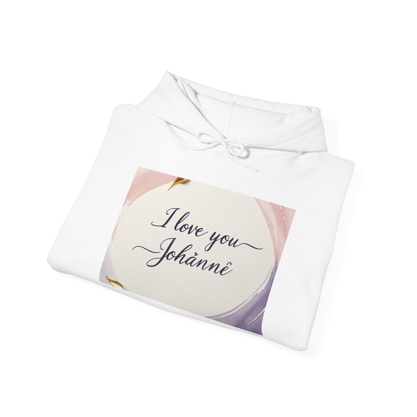 “Valentine special - Express Your Love - I Love You, Johanne Hooded Sweatshirt”