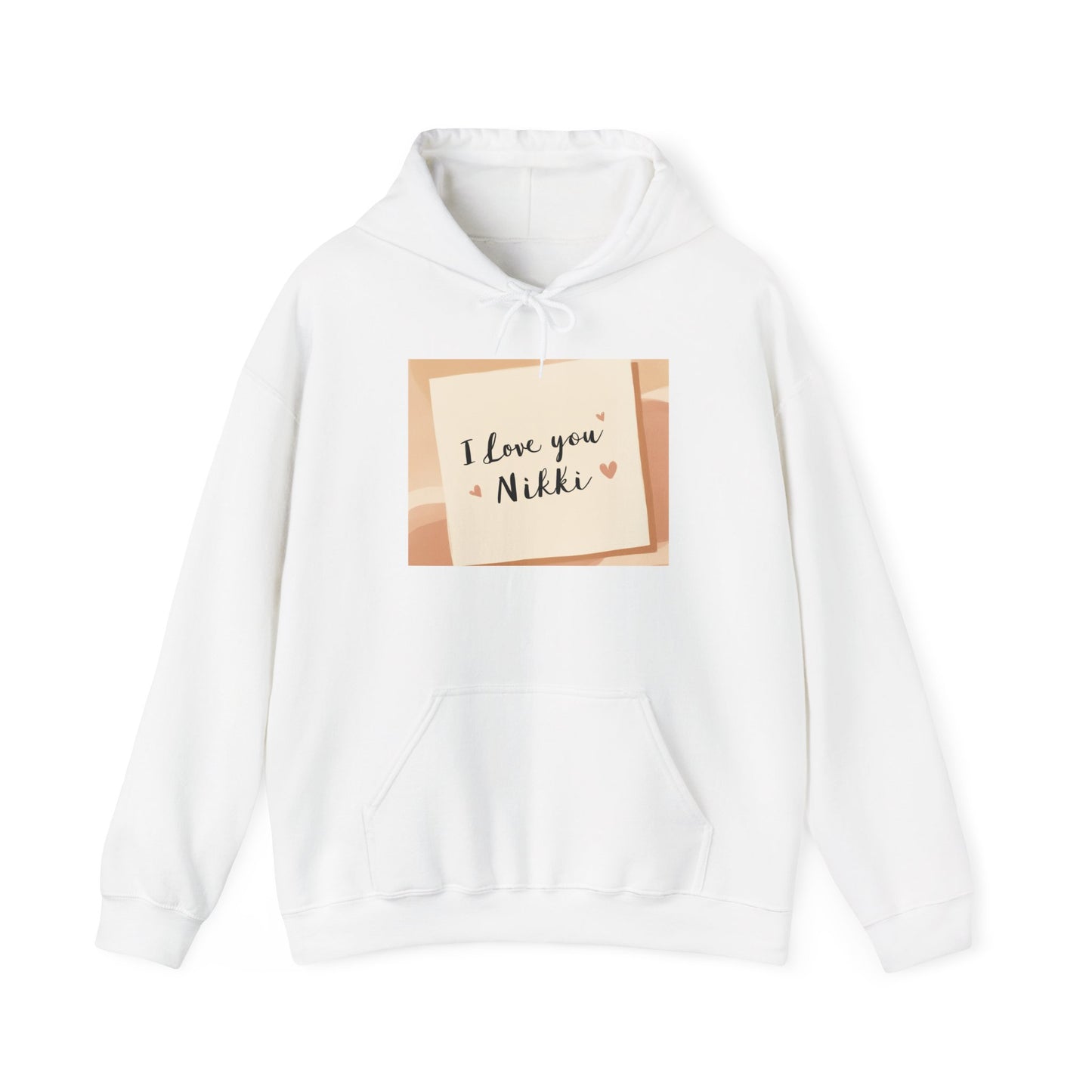 “Valentine special - Express Your Love - I Love You, Nikki Hooded Sweatshirt ”