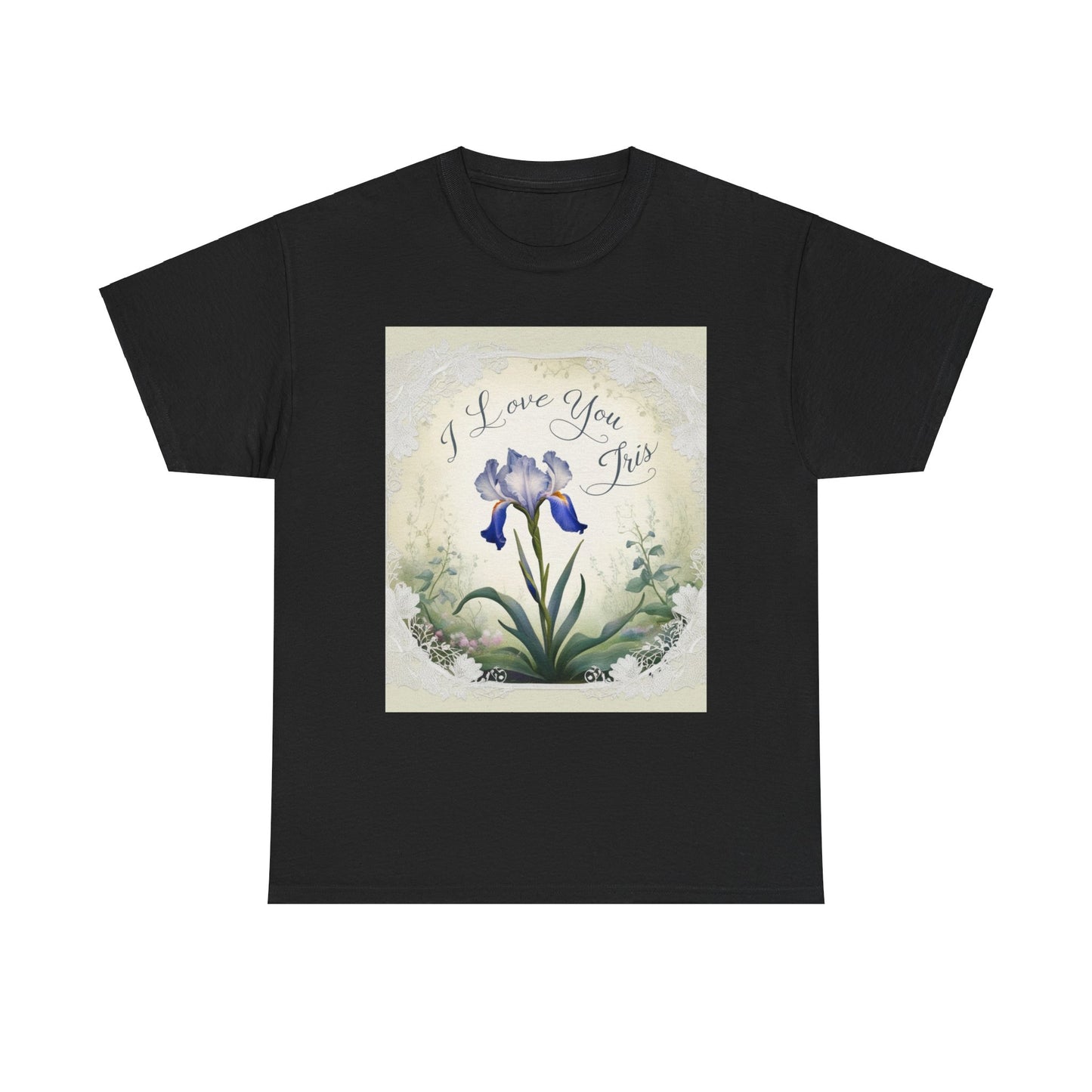 “Valentine special - Express Your Love - I Love You, Iris T-shirt”