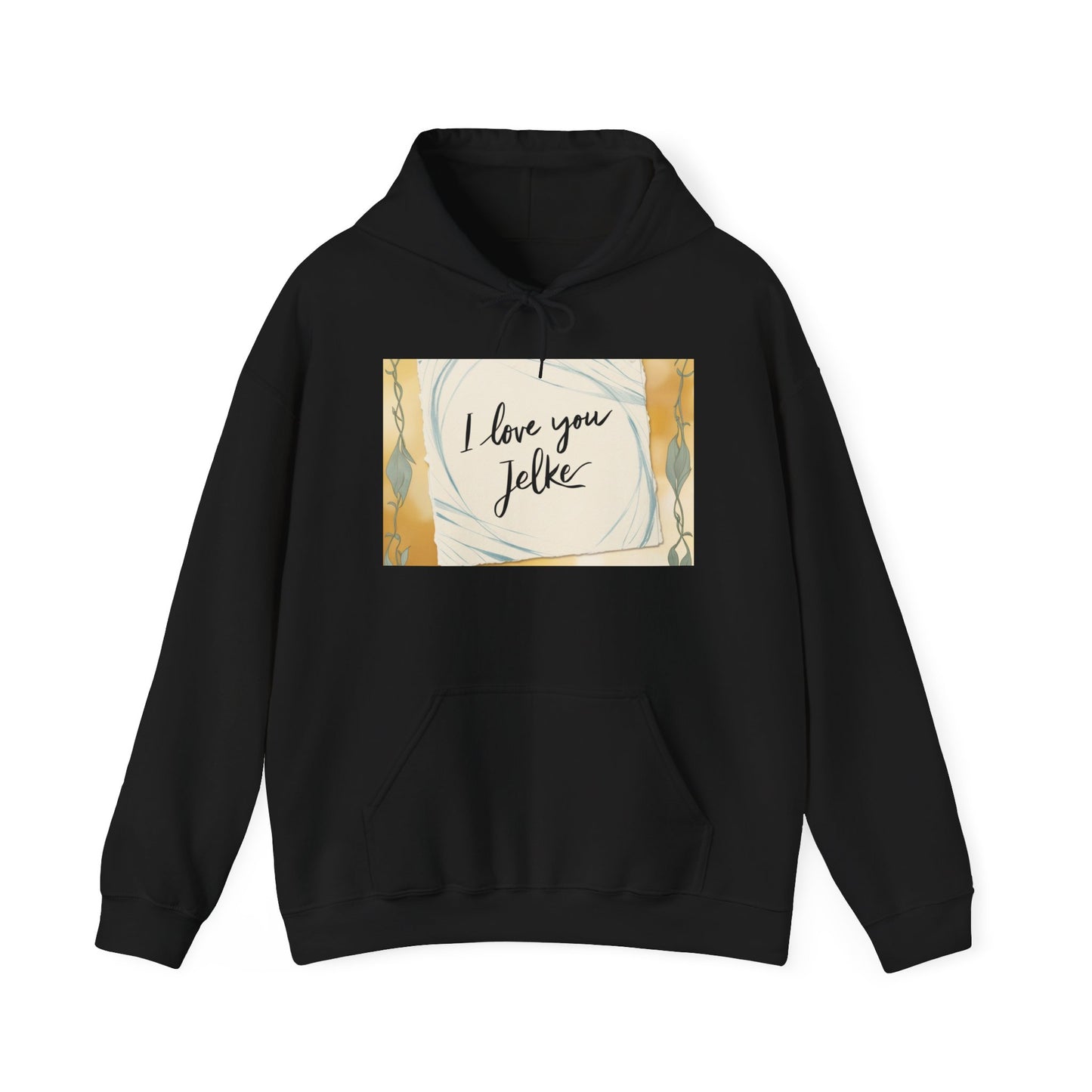 “Valentine special - Express Your Love - I Love You, Jelke Hooded Sweatshirt”