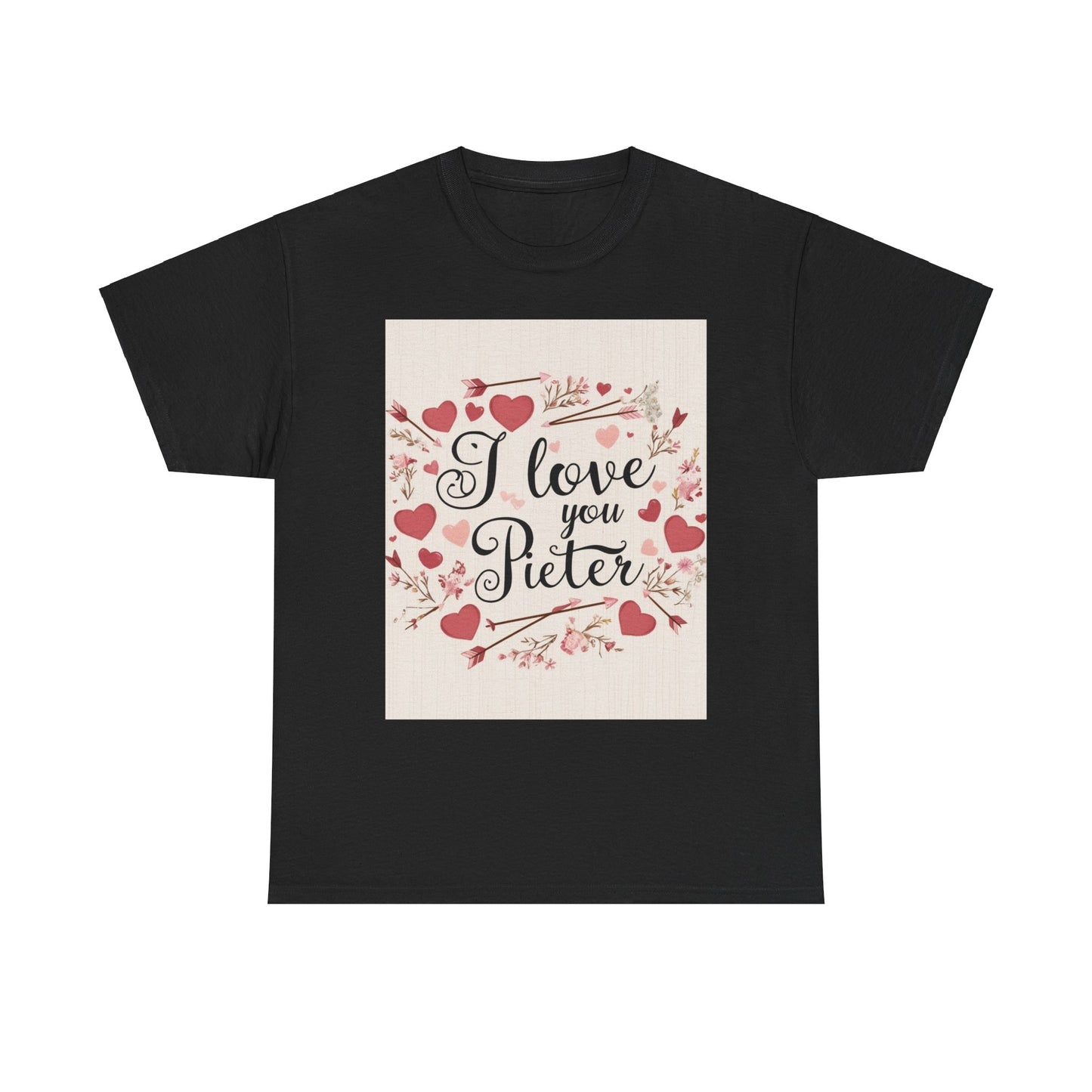 “Valentine special - Express Your Love - I Love You, Pieter T-shirt”