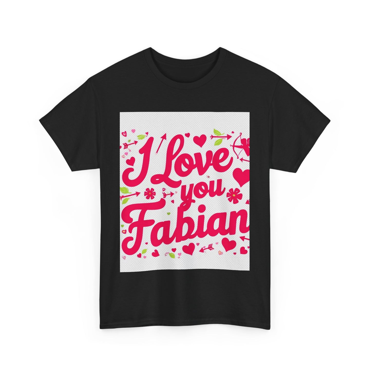 “Valentine special - Express Your Love - I Love You, Fabian T-shirt”