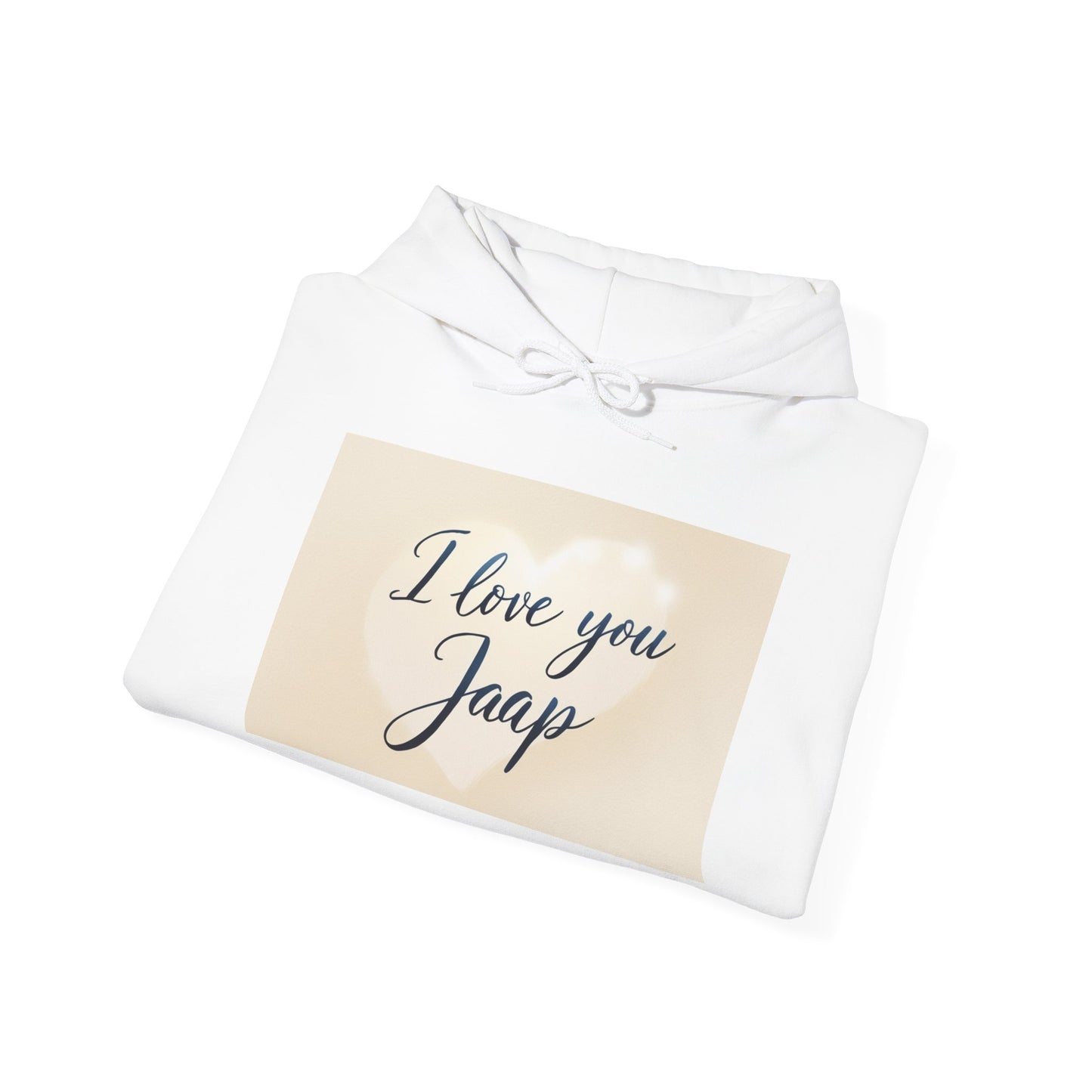 “Valentine special - Express Your Love - I Love You, Jaap Hooded Sweatshirt”