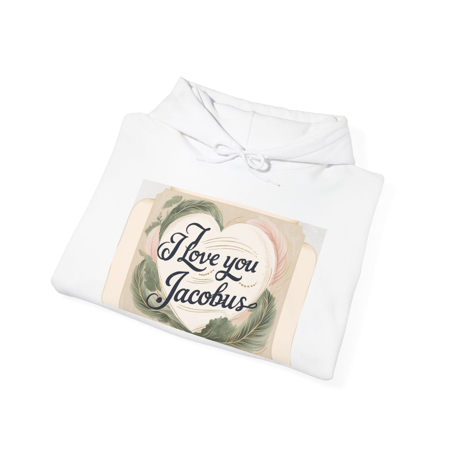 “Valentine special - Express Your Love - I Love You, Jacobus Hooded Sweatshirt”