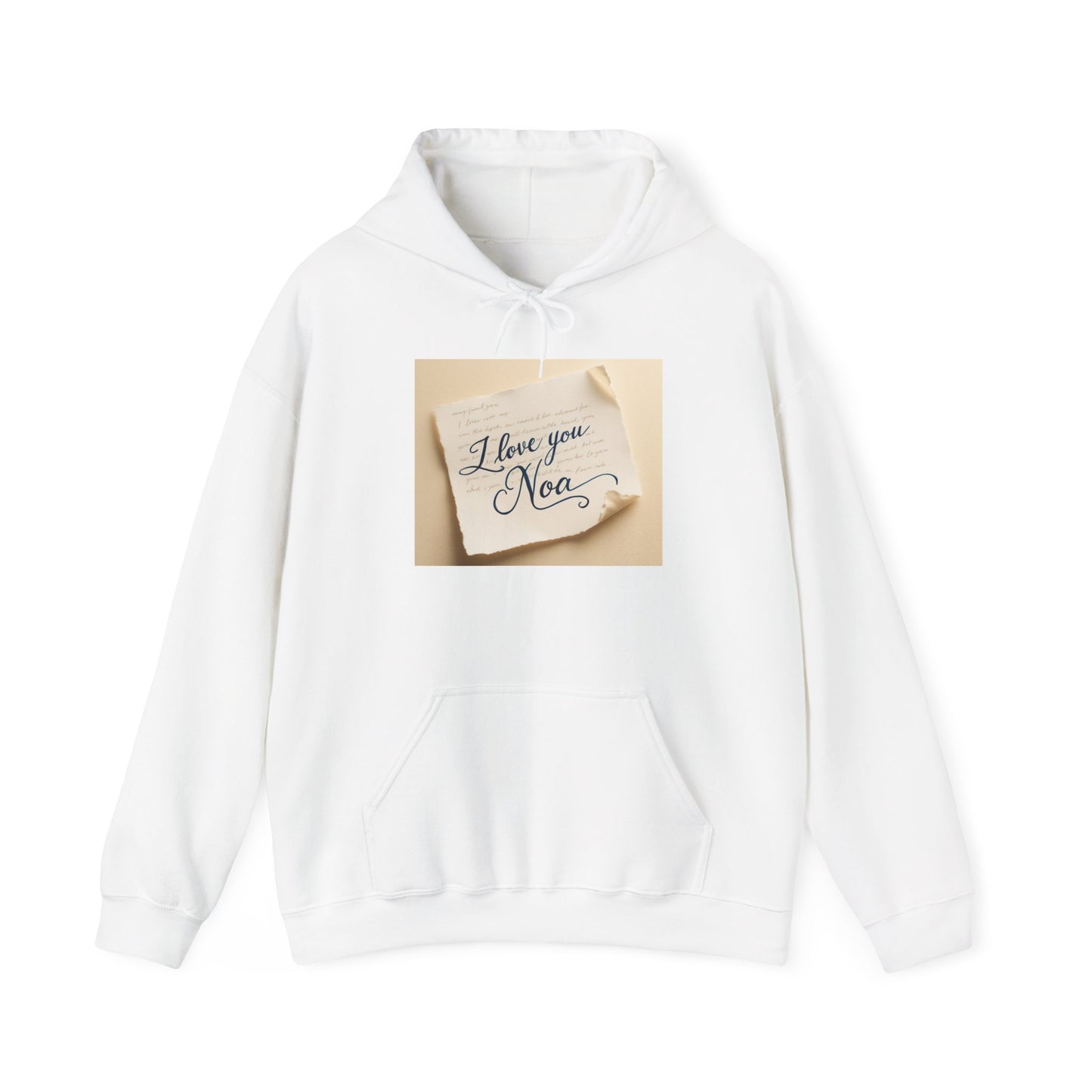 “Valentine special - Express Your Love - I Love You, Noa Hooded Sweatshirt”
