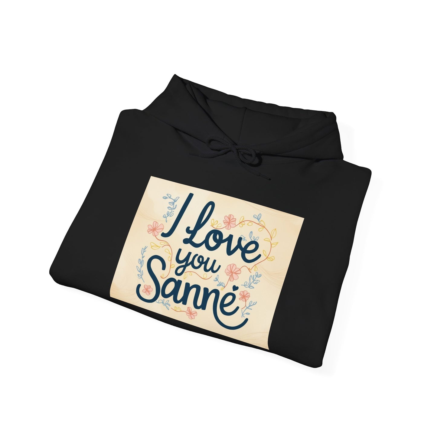 “Valentine special - Express Your Love - I Love You, Sanne Hooded Sweatshirt”