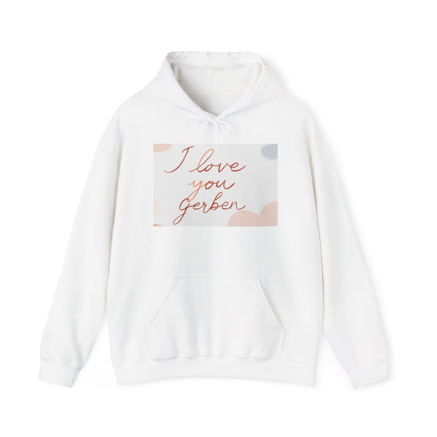 “Valentine special - Express Your Love - I Love You, Gerben Hooded Sweatshirt”