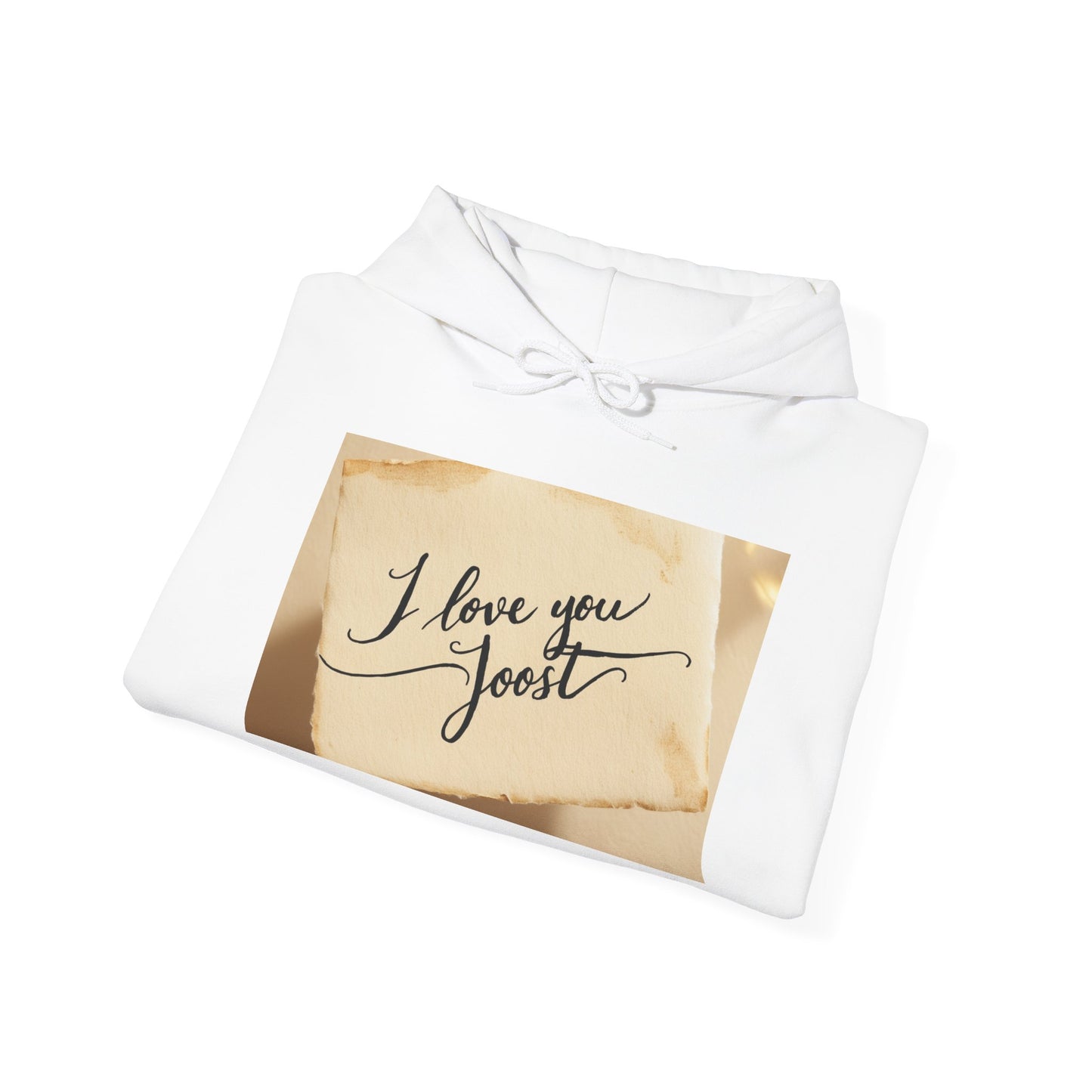 “Valentine special - Express Your Love - I Love You, Joost Hooded Sweatshirt”