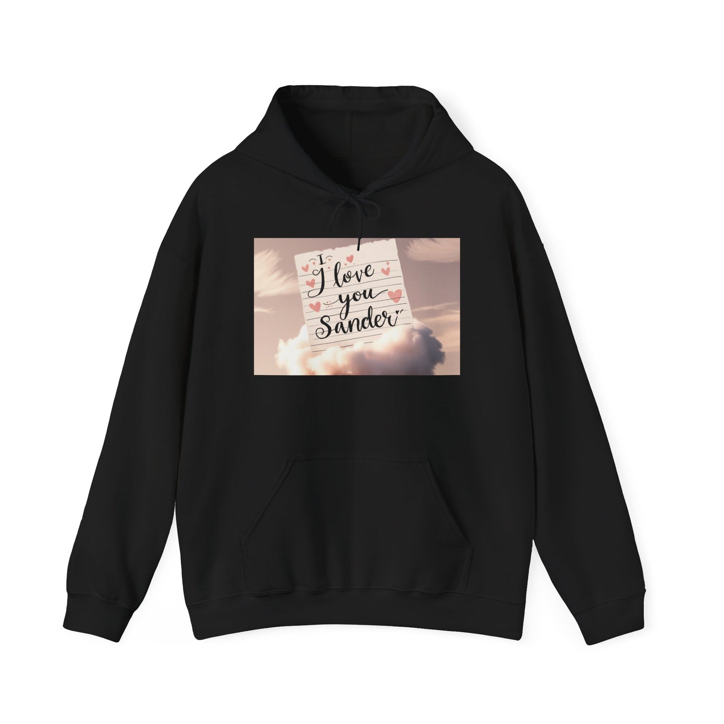 “Valentine special - Express Your Love - I Love You, Sander Hooded Sweatshirt”