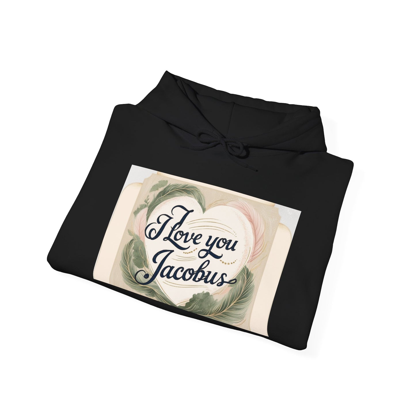 “Valentine special - Express Your Love - I Love You, Jacobus Hooded Sweatshirt”