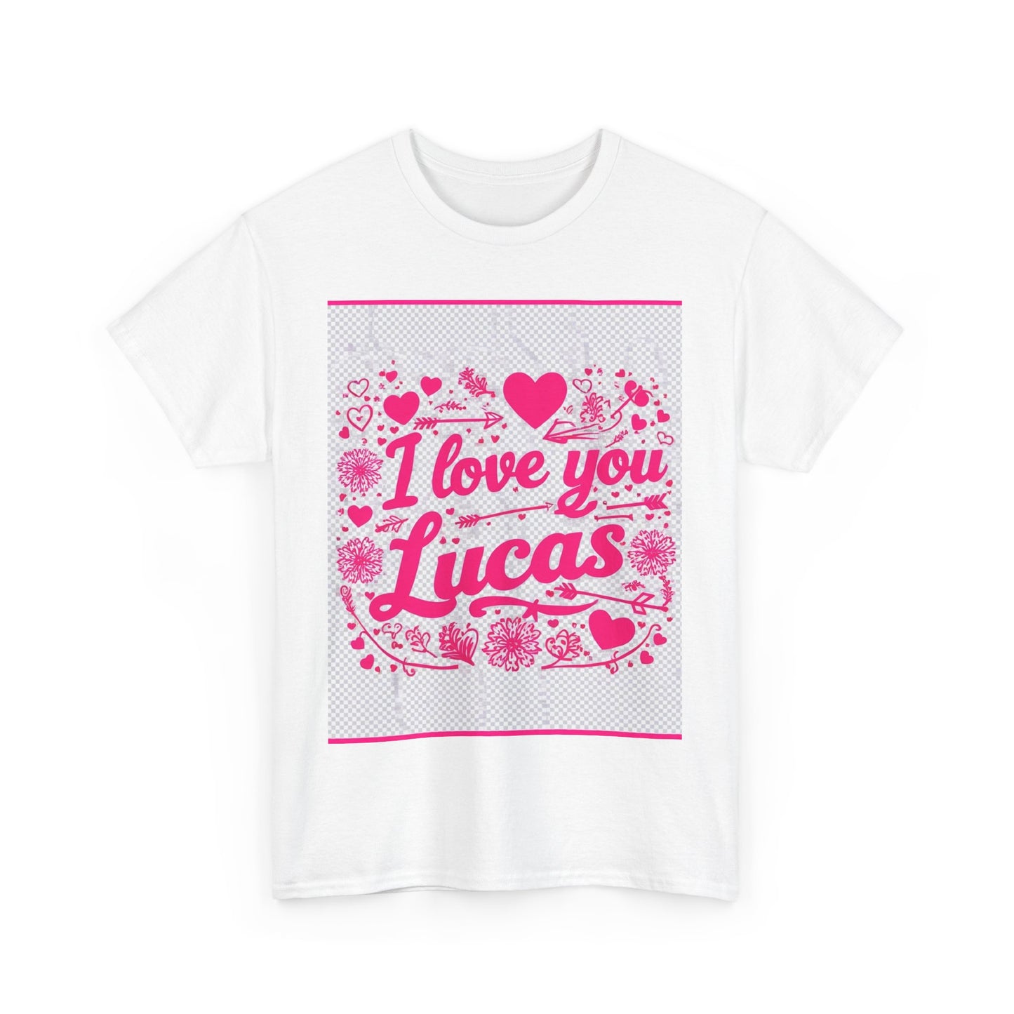“Valentine special - Express Your Love - I Love You, Lucas T-shirt”