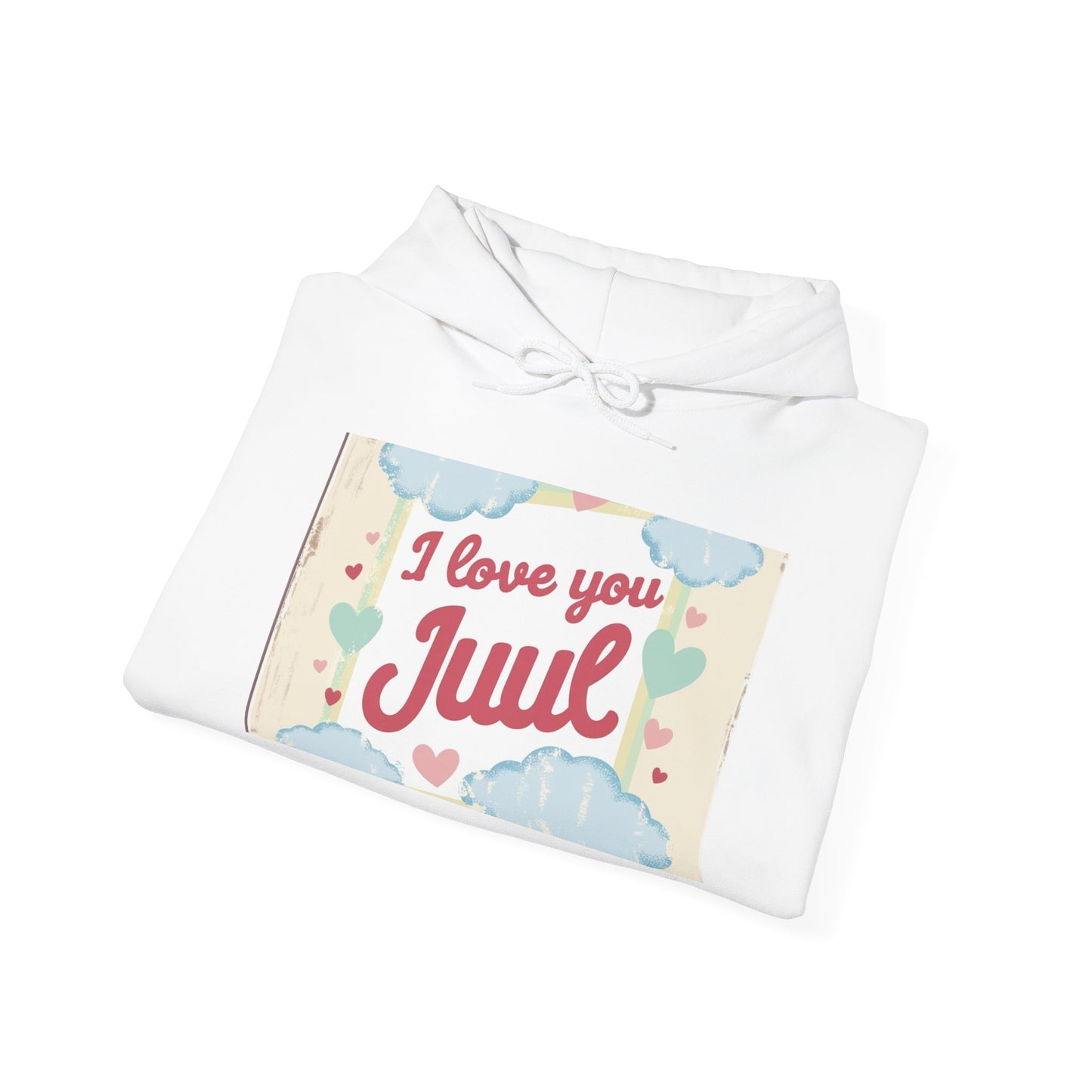 “Valentine special - Express Your Love - I Love You, Juul Hooded Sweatshirt”
