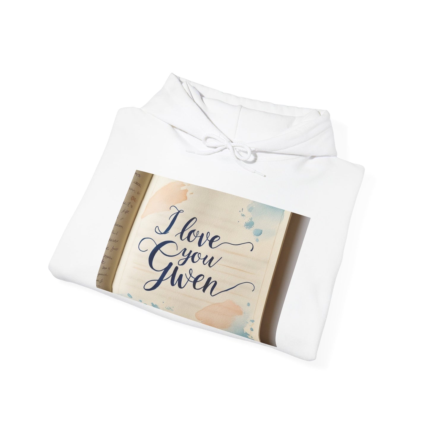 “Valentine special - Express Your Love - I Love You, Gwen Hooded Sweatshirt”