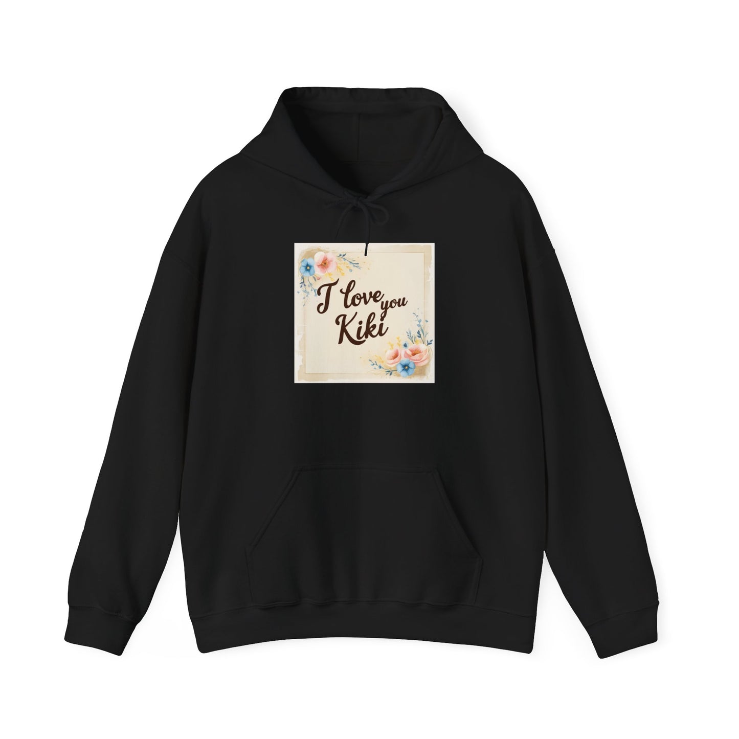 “Valentine special - Express Your Love - I Love You, Kiki Hooded Sweatshirt”