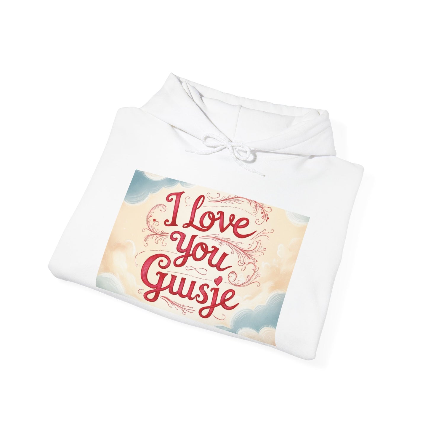 “Valentine special - Express Your Love - I Love You, Guusje Hooded Sweatshirt”