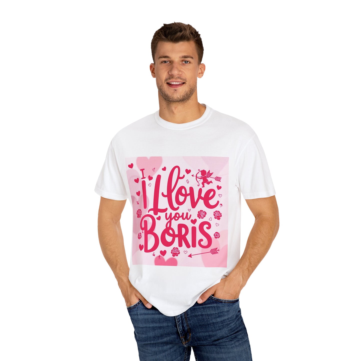 “Valentine special - Express Your Love - I Love You, Boris T-shirt”