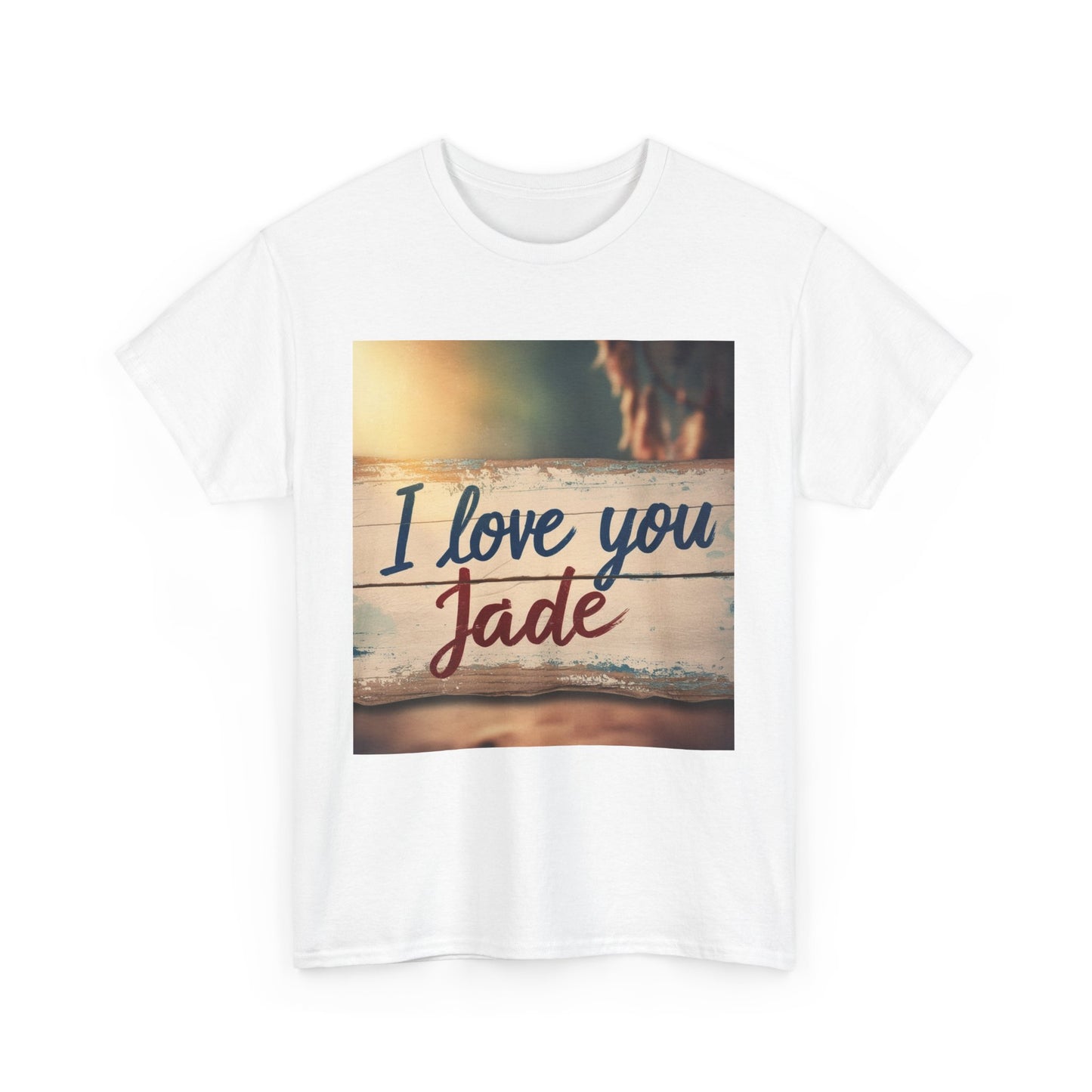 “Valentine special - Express Your Love - I Love You, Jade T-shirt”