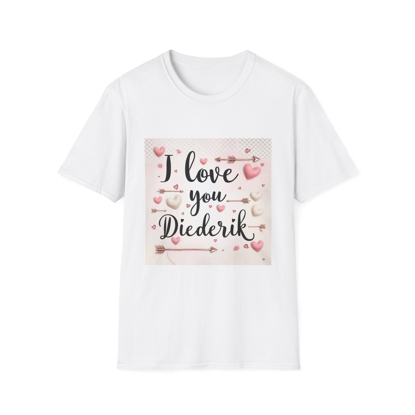 “Valentine special - Express Your Love - I Love You, Diederik T-shirt”