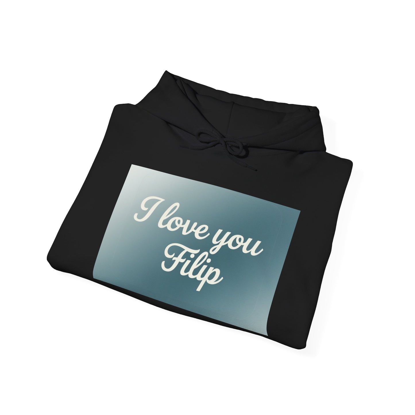 “Valentine special - Express Your Love - I Love You, Filip Hooded Sweatshirt”